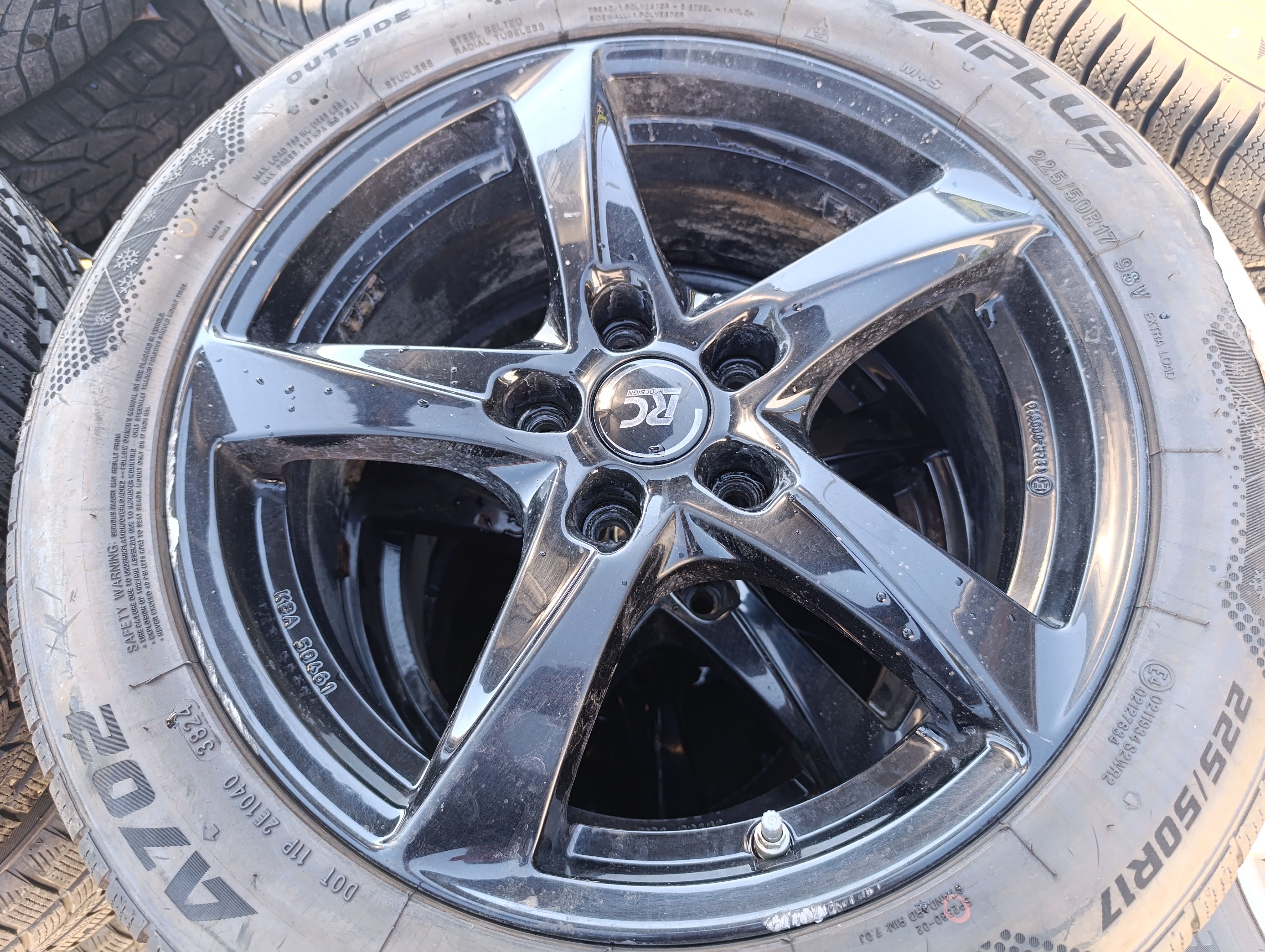 5x114,3 Brock 7Jx17 ET45 č.RC30-707 alu disky