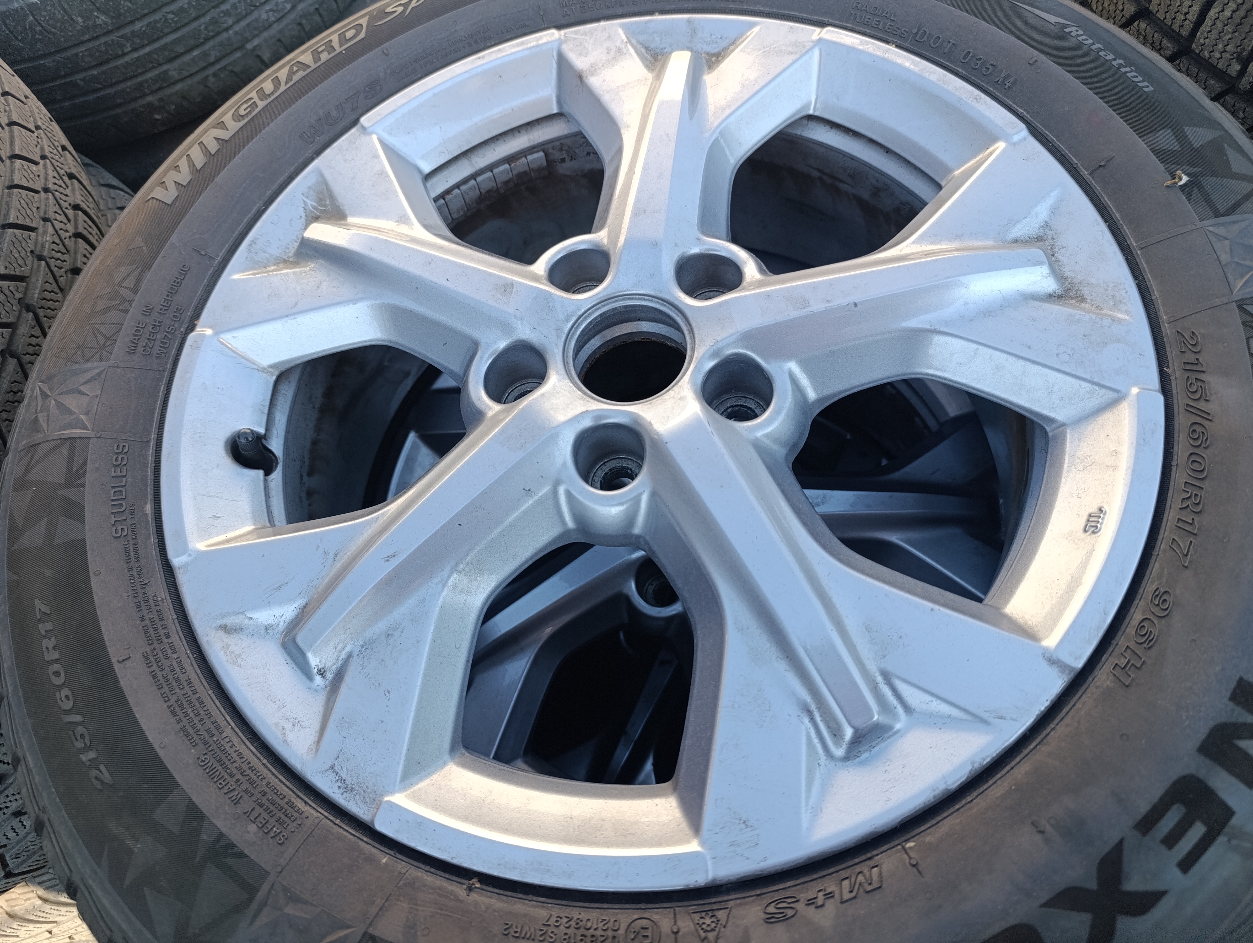 5x114,3 Honda CR-V 6,5Jx17 ET50 č. 17065A alu disky