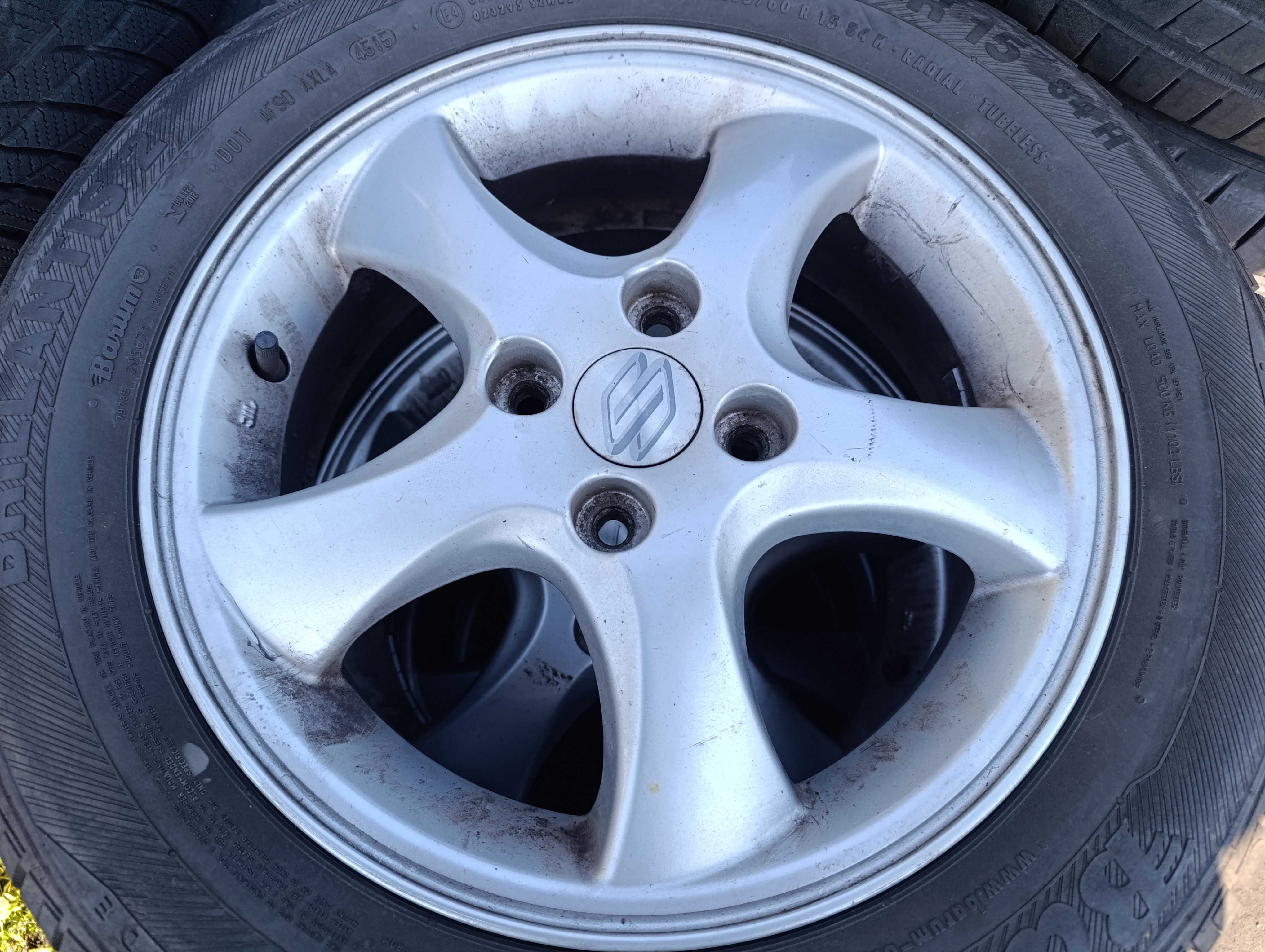 4x100 Suzuki 5Jx15 ET45 alu disky