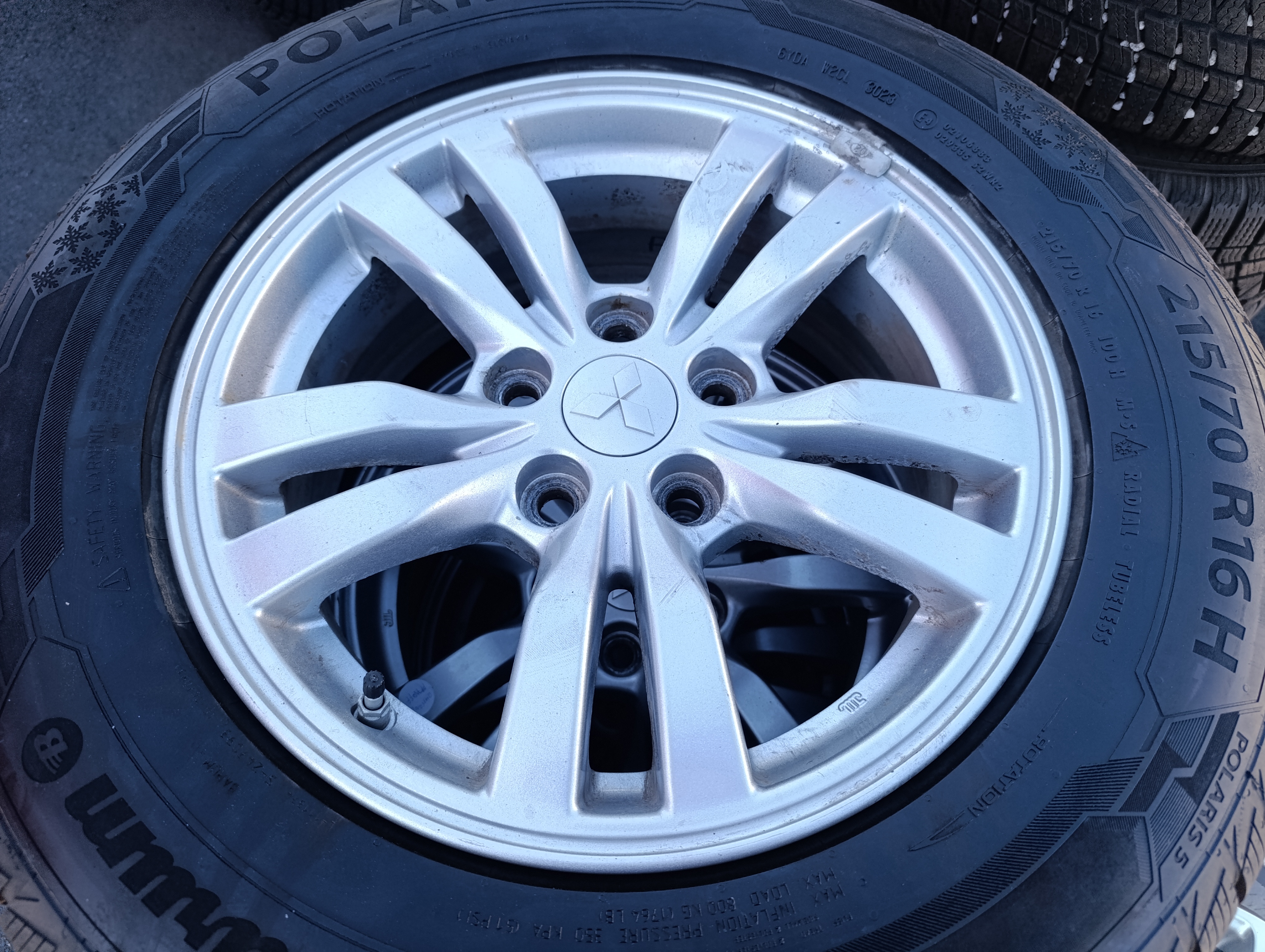5x114,3 Mitsubishi ASX 6,5Jx16 ET38 alu disky