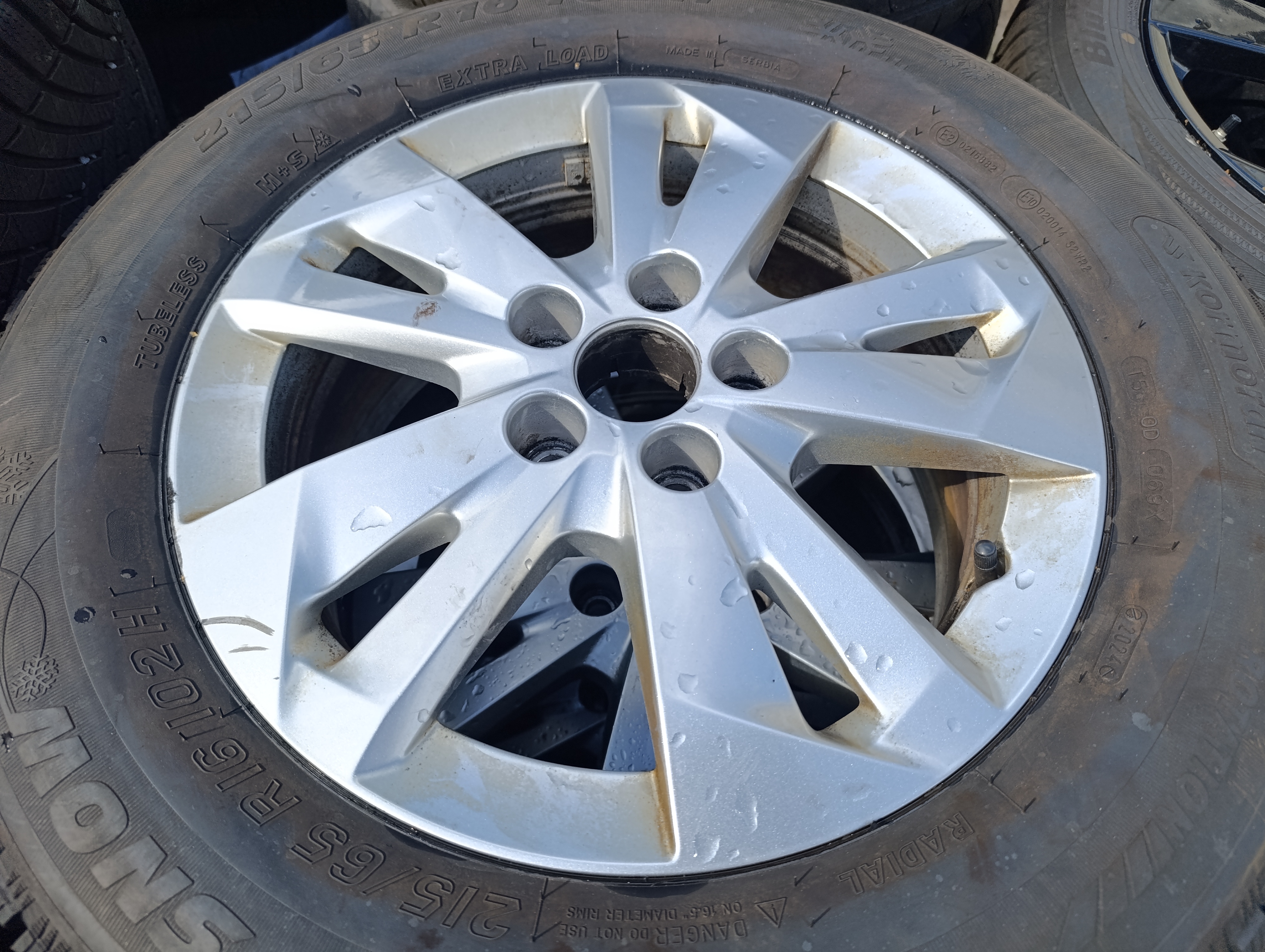 5x114,3 Peugeot Rifter 6,5Jx16 ET47 č.9816963177 alu disky