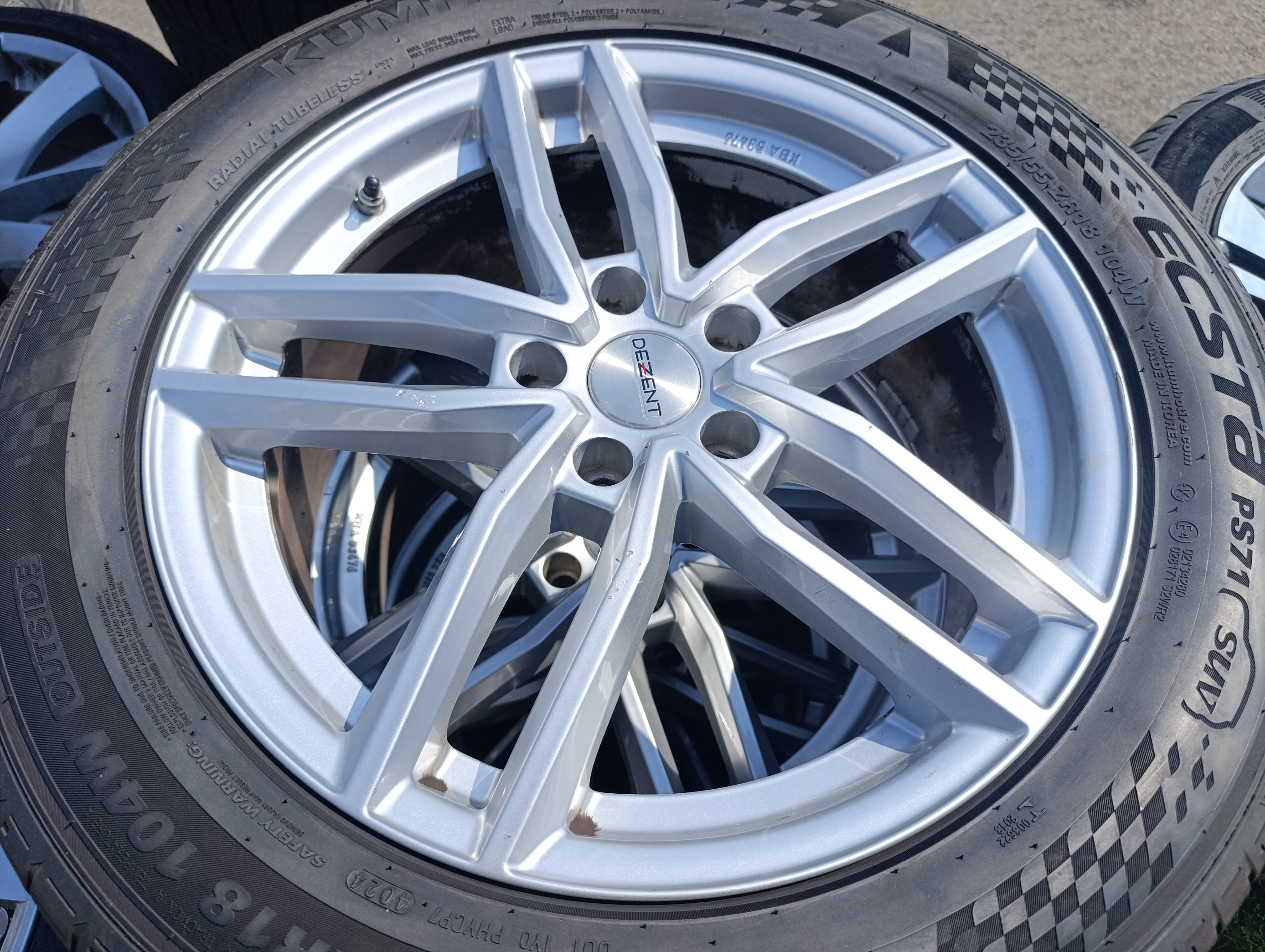 5x112 Dezent 7,5Jx18 ET45,5 alu disky
