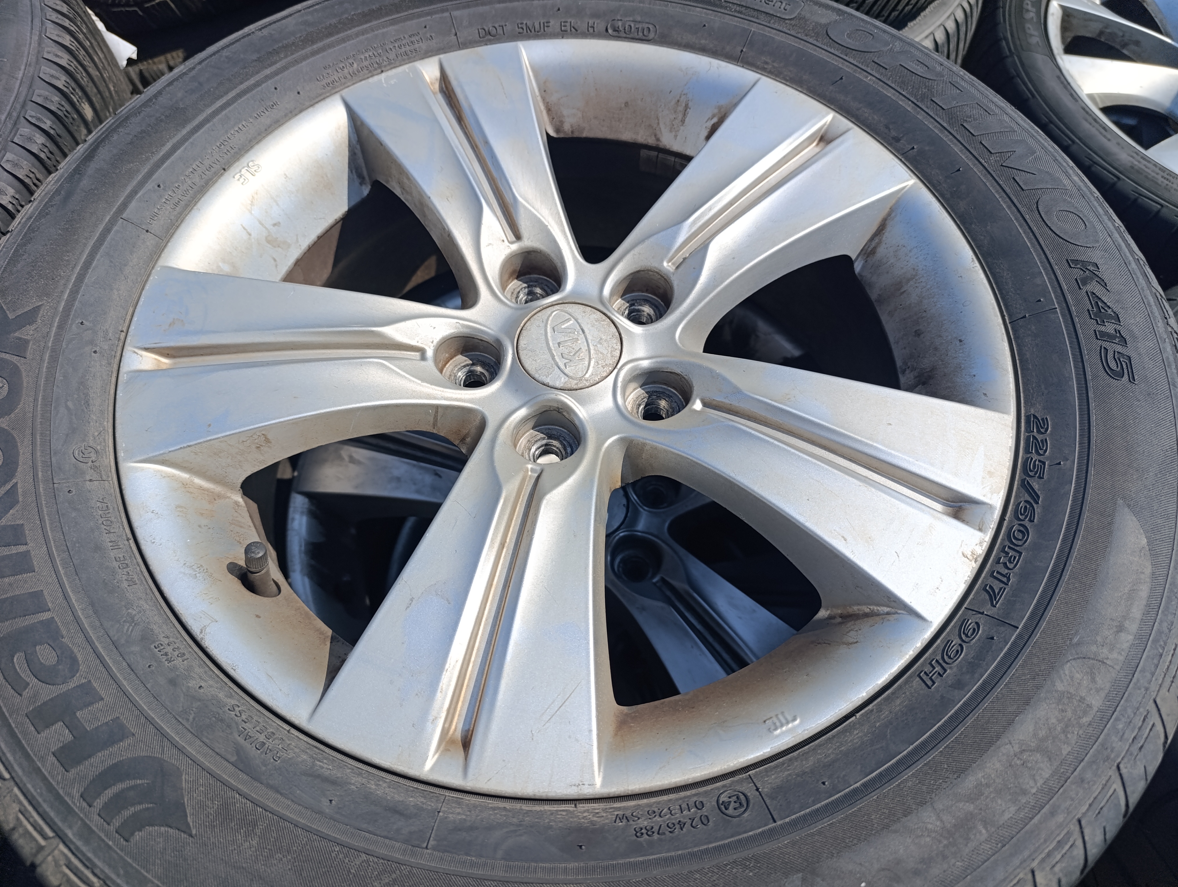 5x114,3 Kia Sportage 6,5Jx17 ET35 alu disky