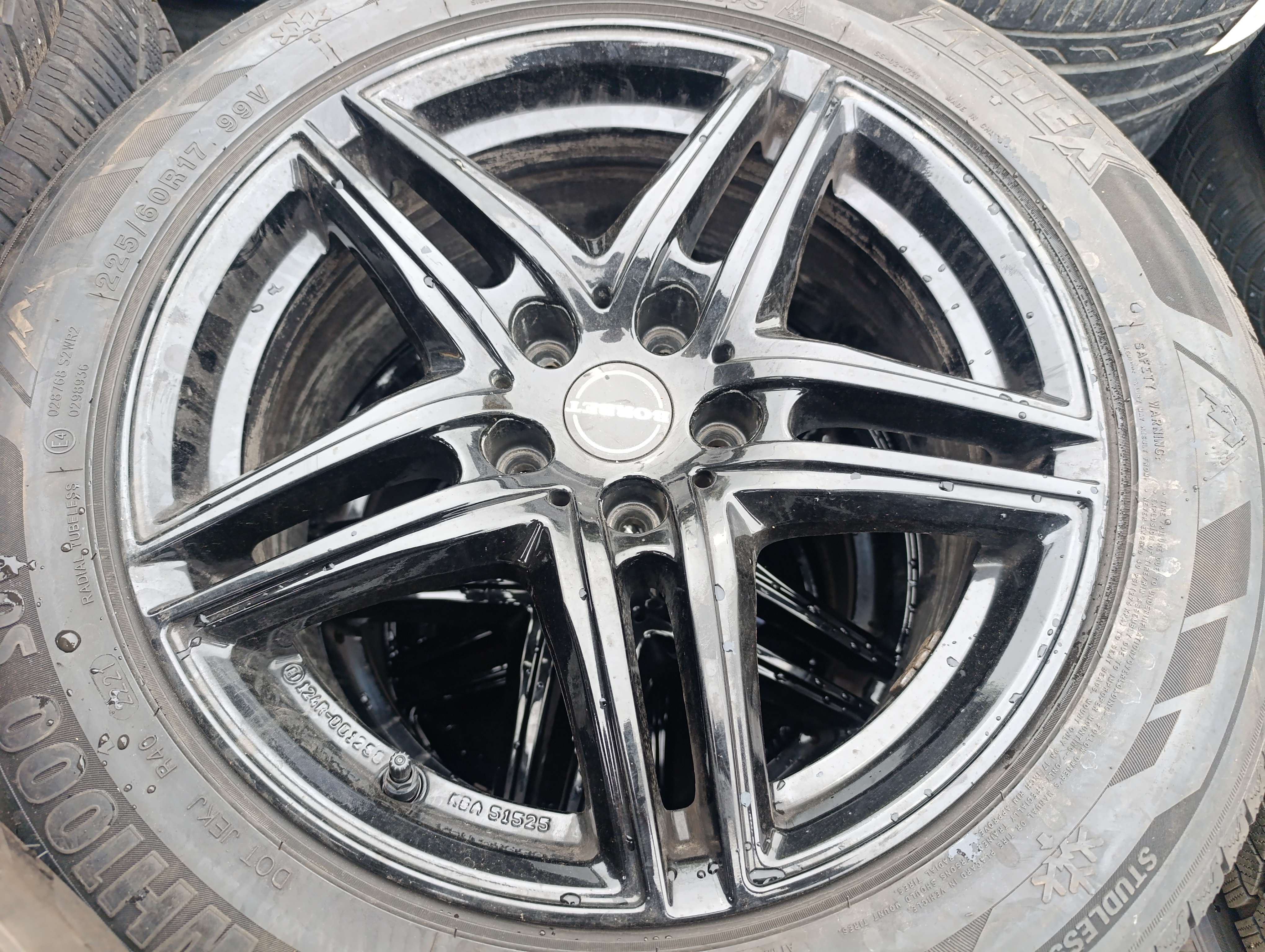 5x112 Borbet 7,5Jx17 ET36 alu disky