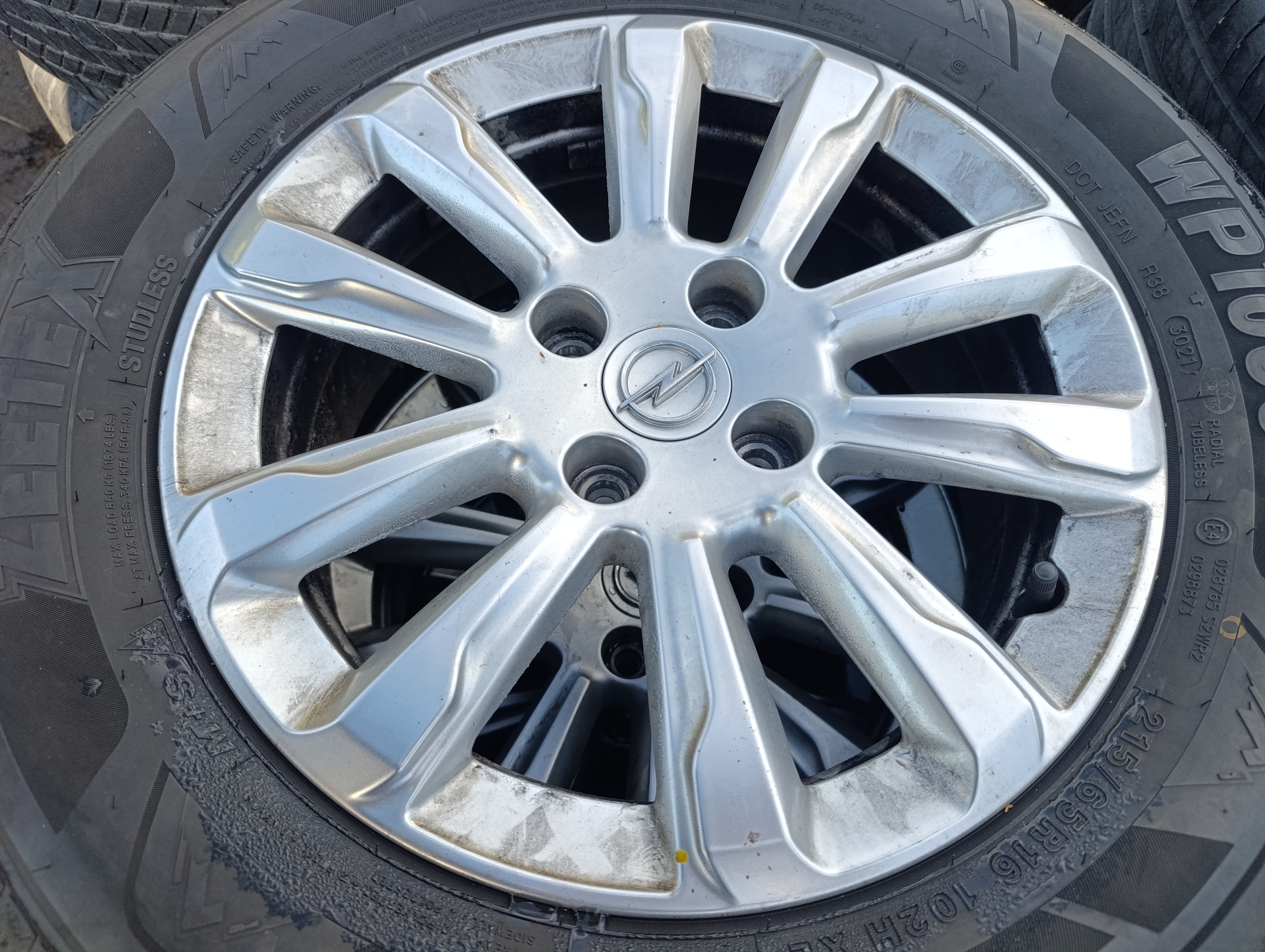 4x108 Opel Mokka 6,5Jx16 ET32 9835097280 alu disky