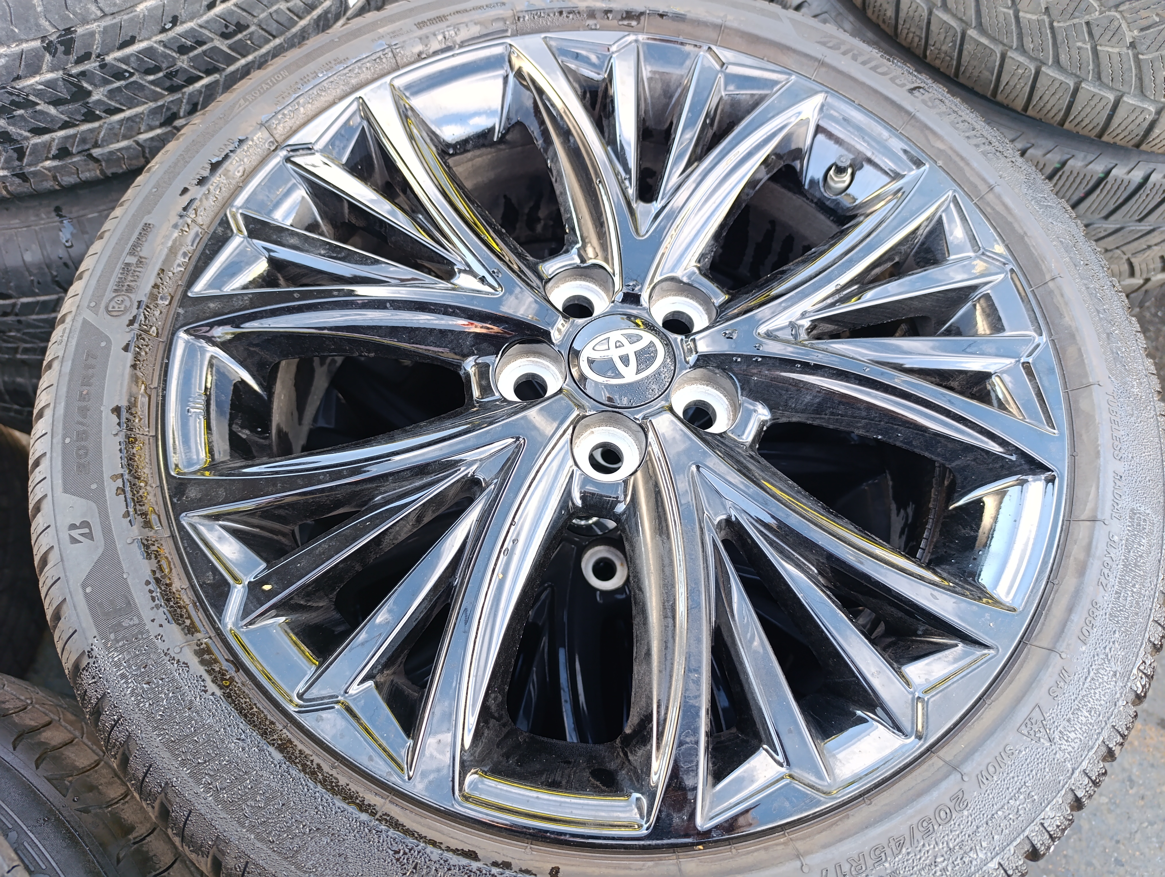 5x100 Toyota Yaris 6,5Jx17 ET50 č.PW4570D005 alu disky