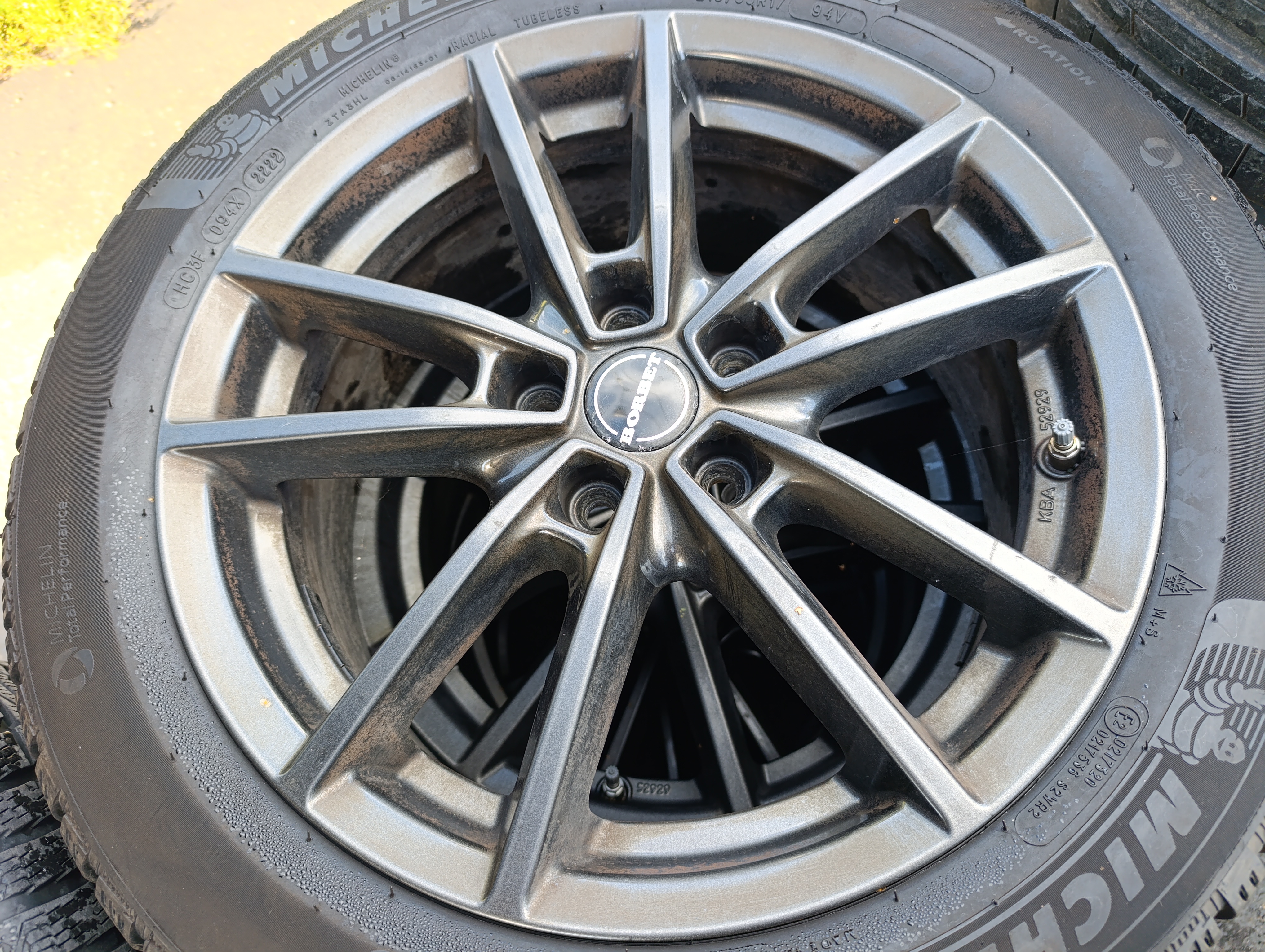 5x108 Borbet 7Jx17 ET45 alu disky