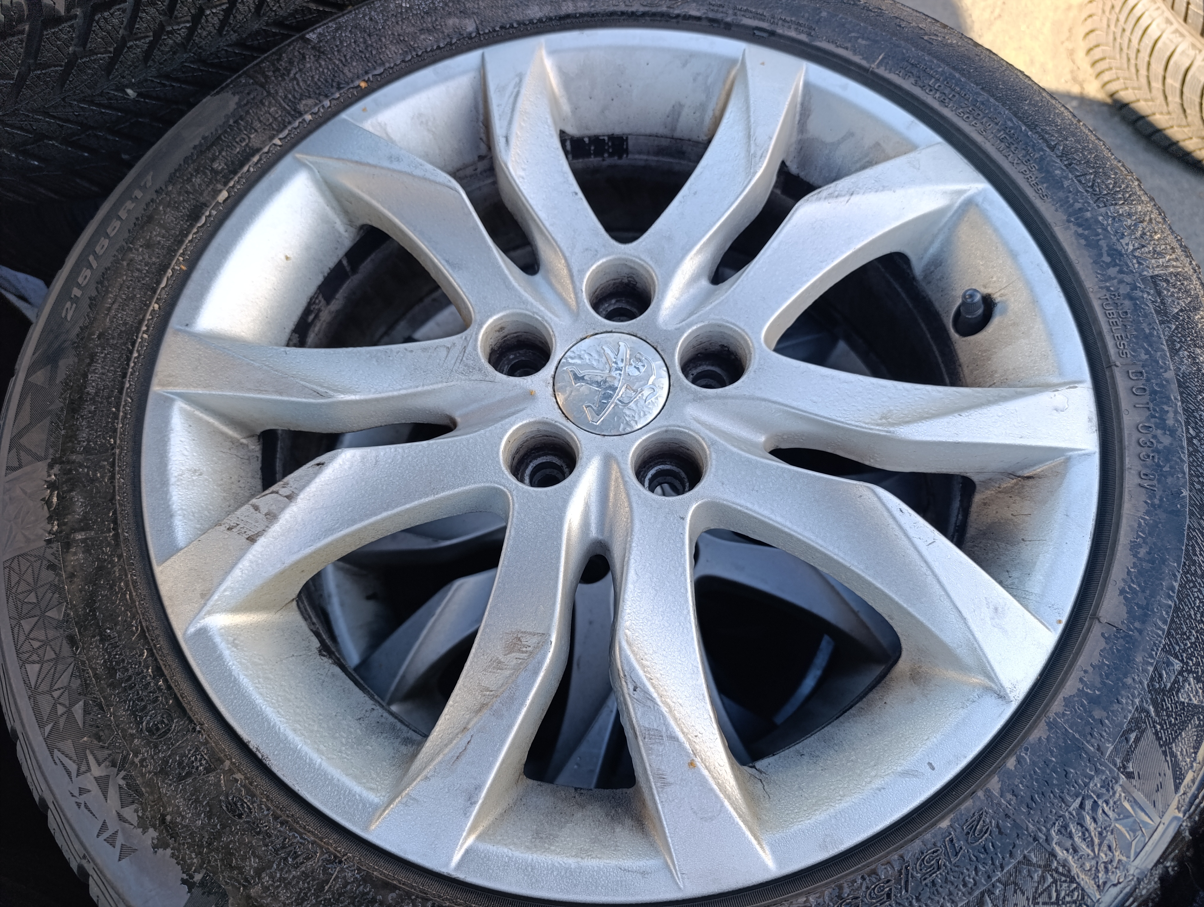 5x108 Peugeot 508 7Jx17 ET46 9671401480 alu disky
