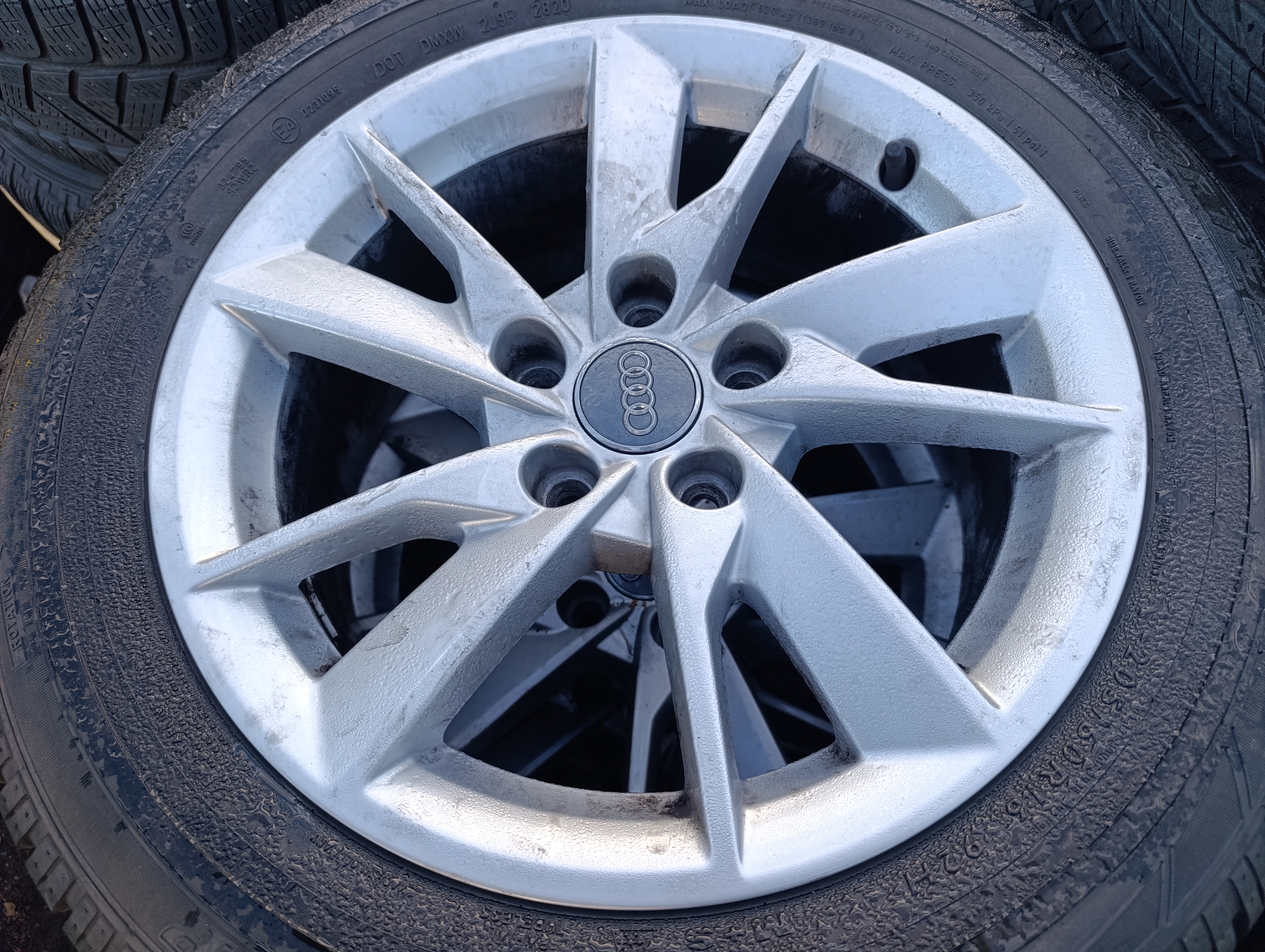 5x112 Audi A4 7Jx16 ET35 č. 8W0601025B alu disky