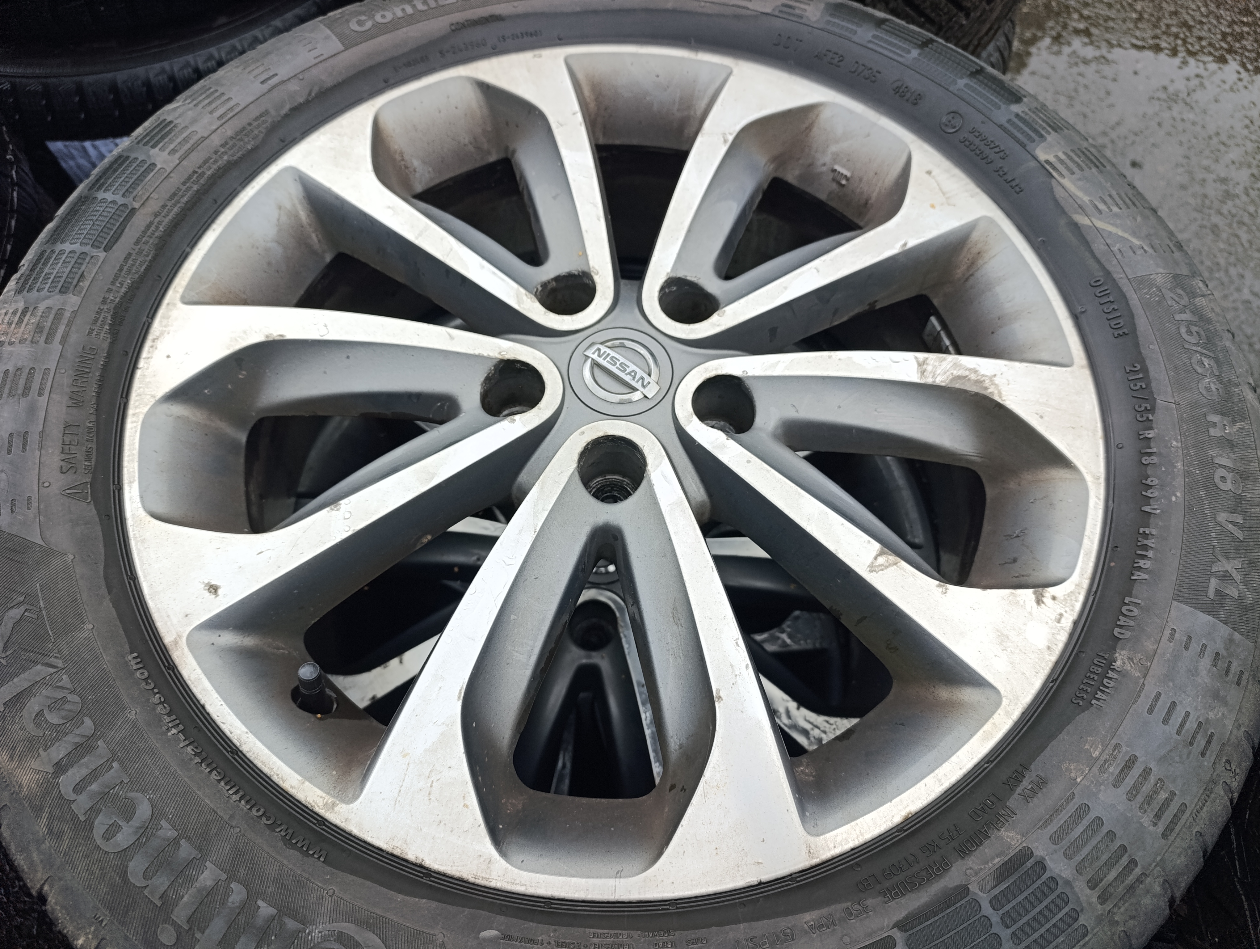 5x114,3 Nissan 6,5Jx18 ET40 č. 8086-15A alu disky