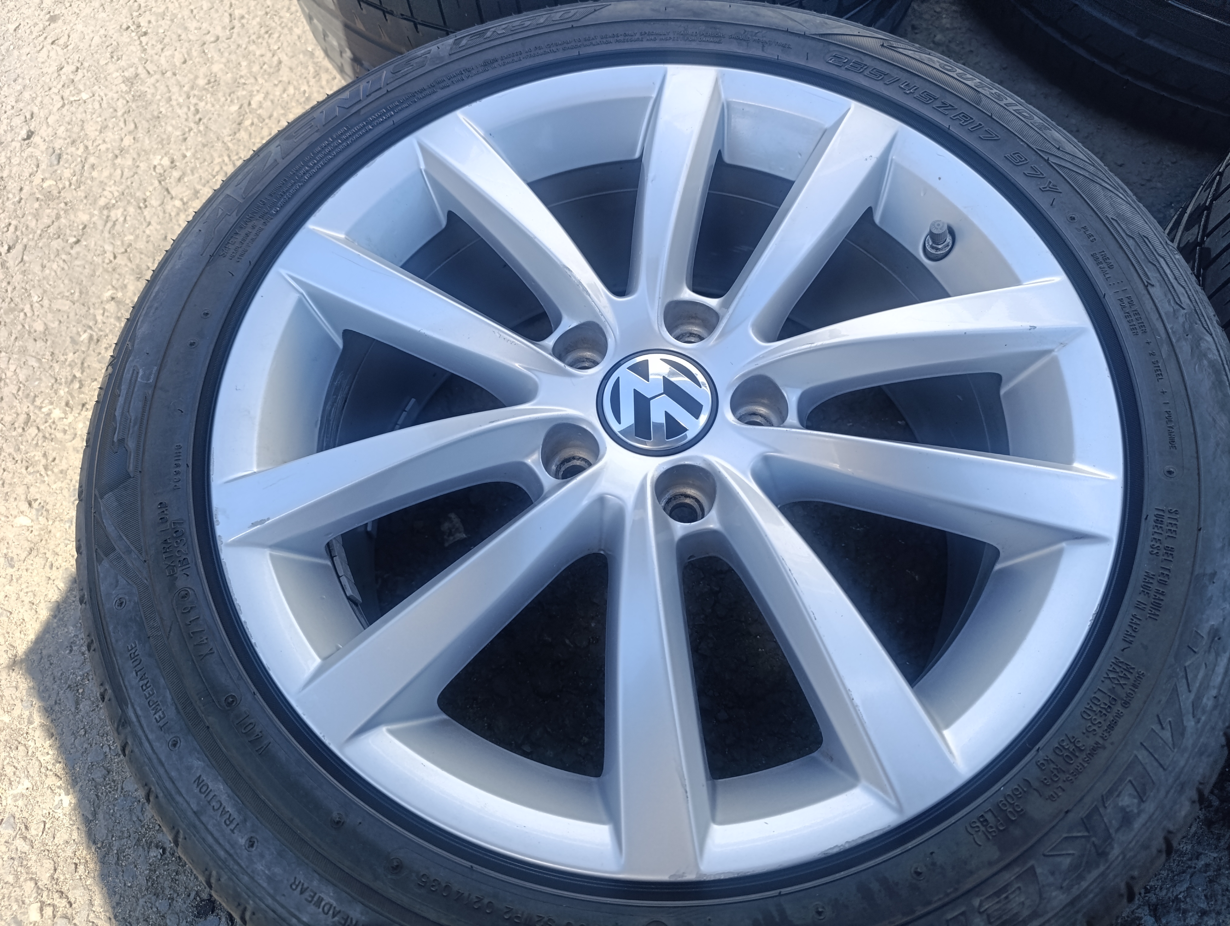 5x112 VW Passat 7,5Jx17 ET47 alu disky