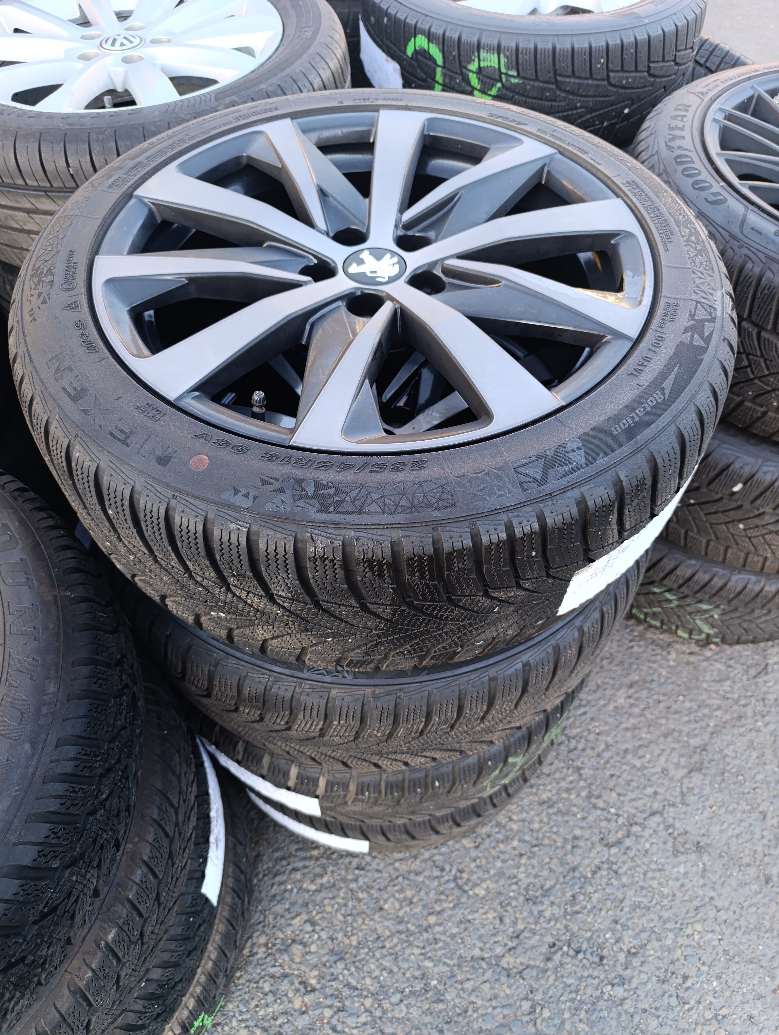 5x108 Peugeot 508 8Jx18 ET44 alu disky