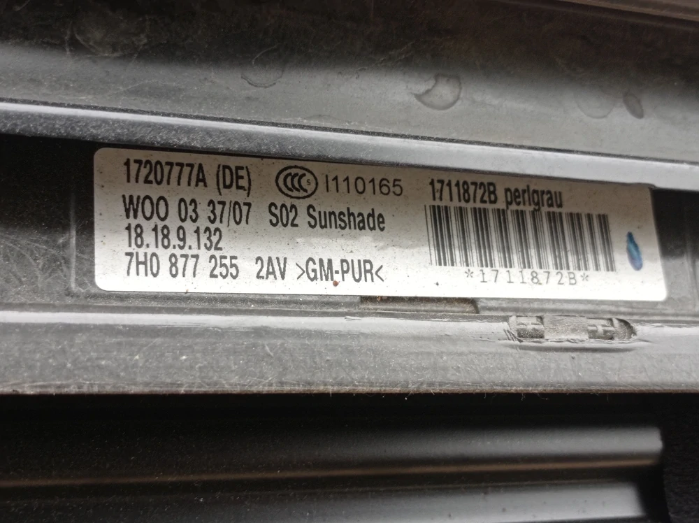 Škoda Octavia II střešní okno