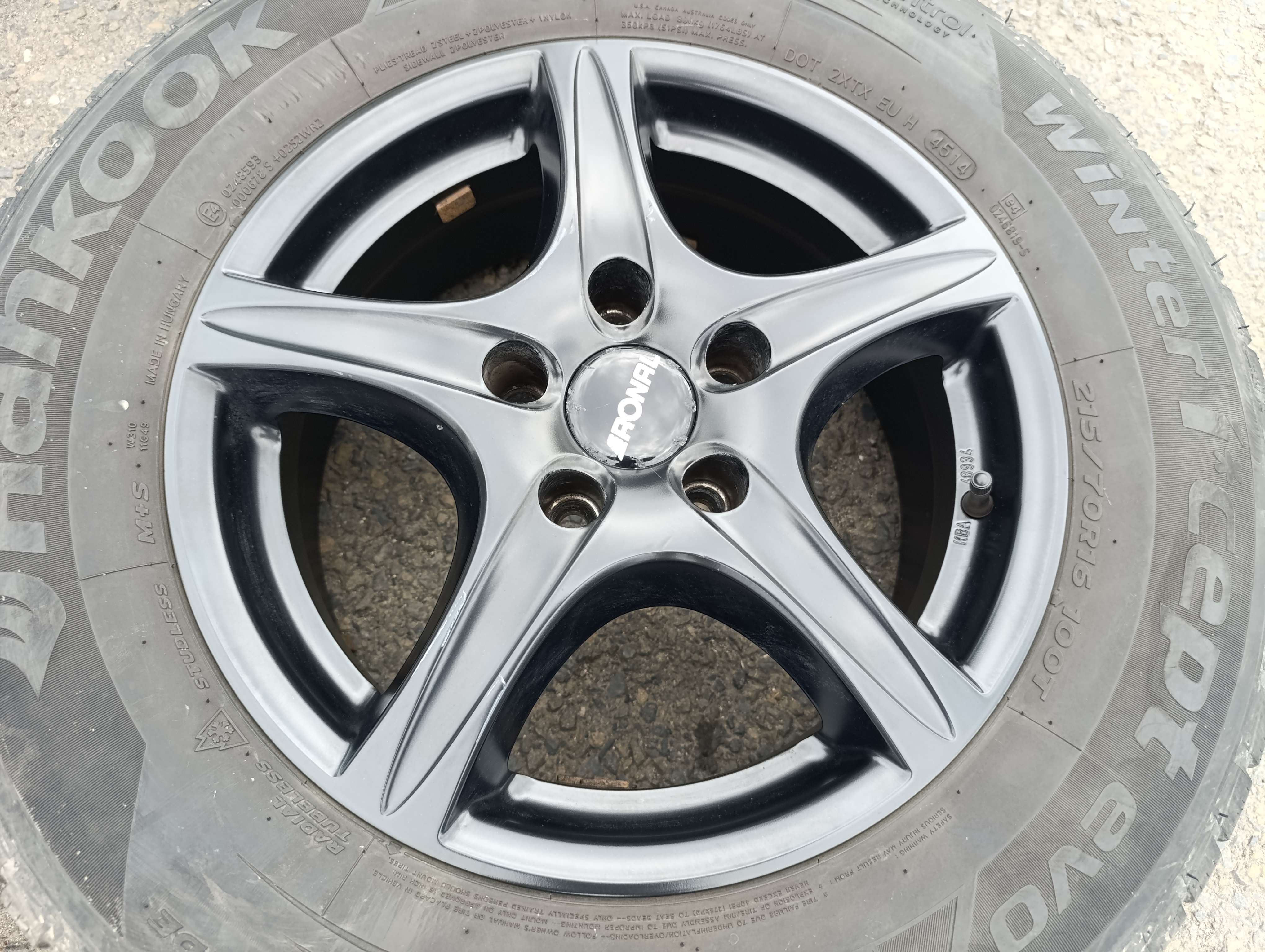 5x114,3 Ronal 6,5Jx16 ET40 alu disky