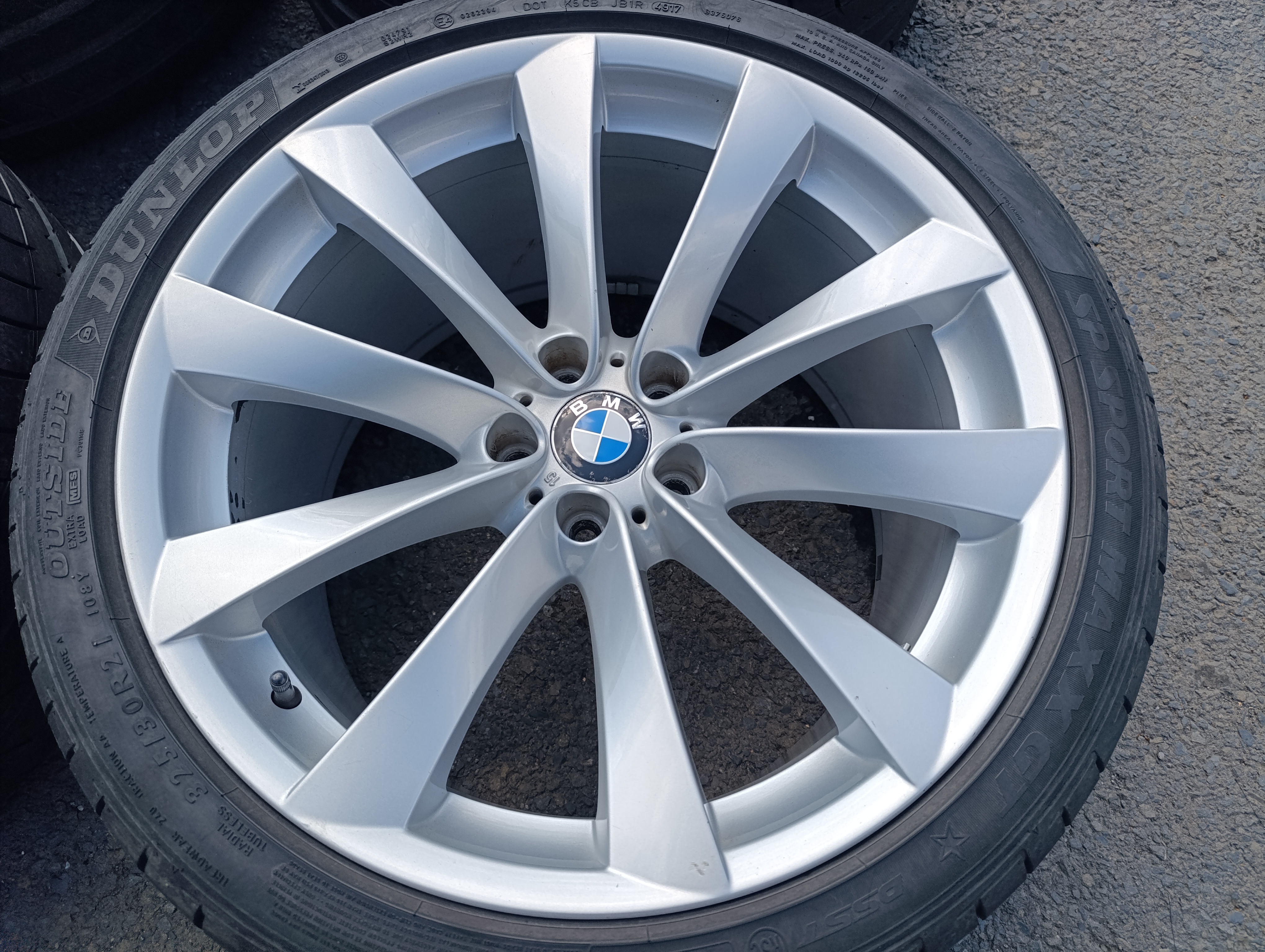 5x120 BMW X5 alu disky 21" dvourozměrná sada, alu disky