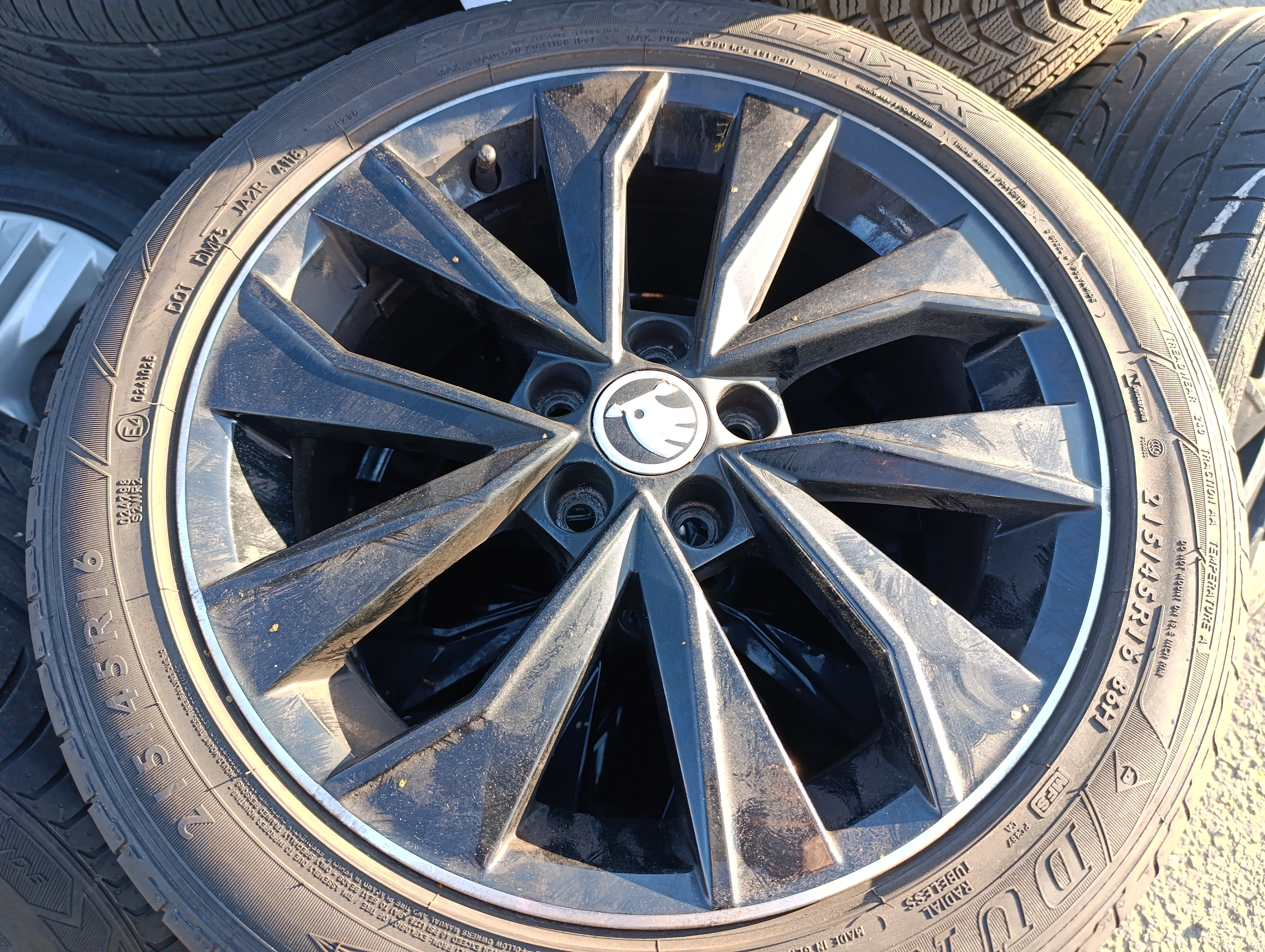 5x100 Škoda Rapid 7Jx16 ET46 alu disky