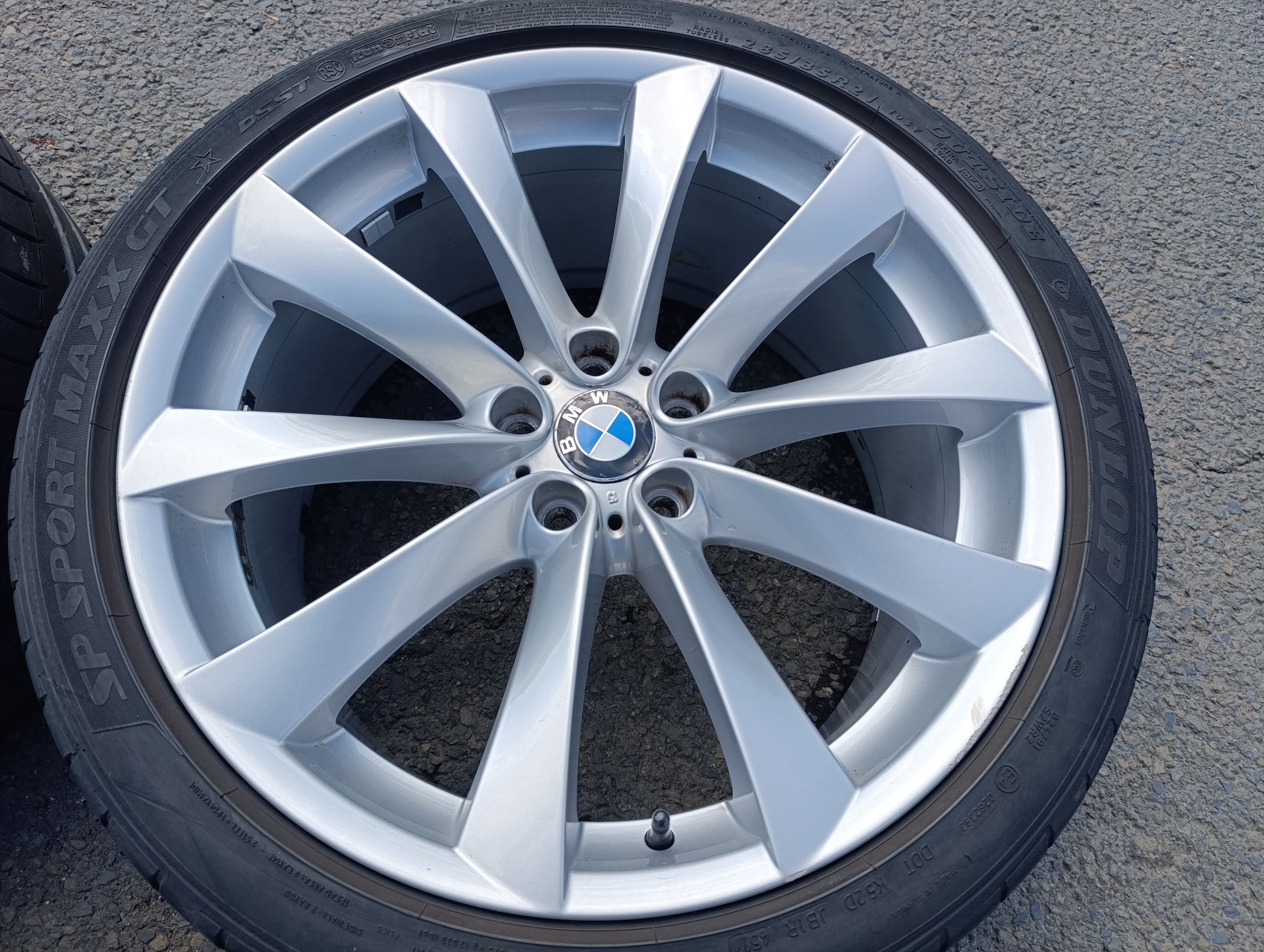 5x120 BMW X5 alu disky 21" dvourozměrná sada, alu disky