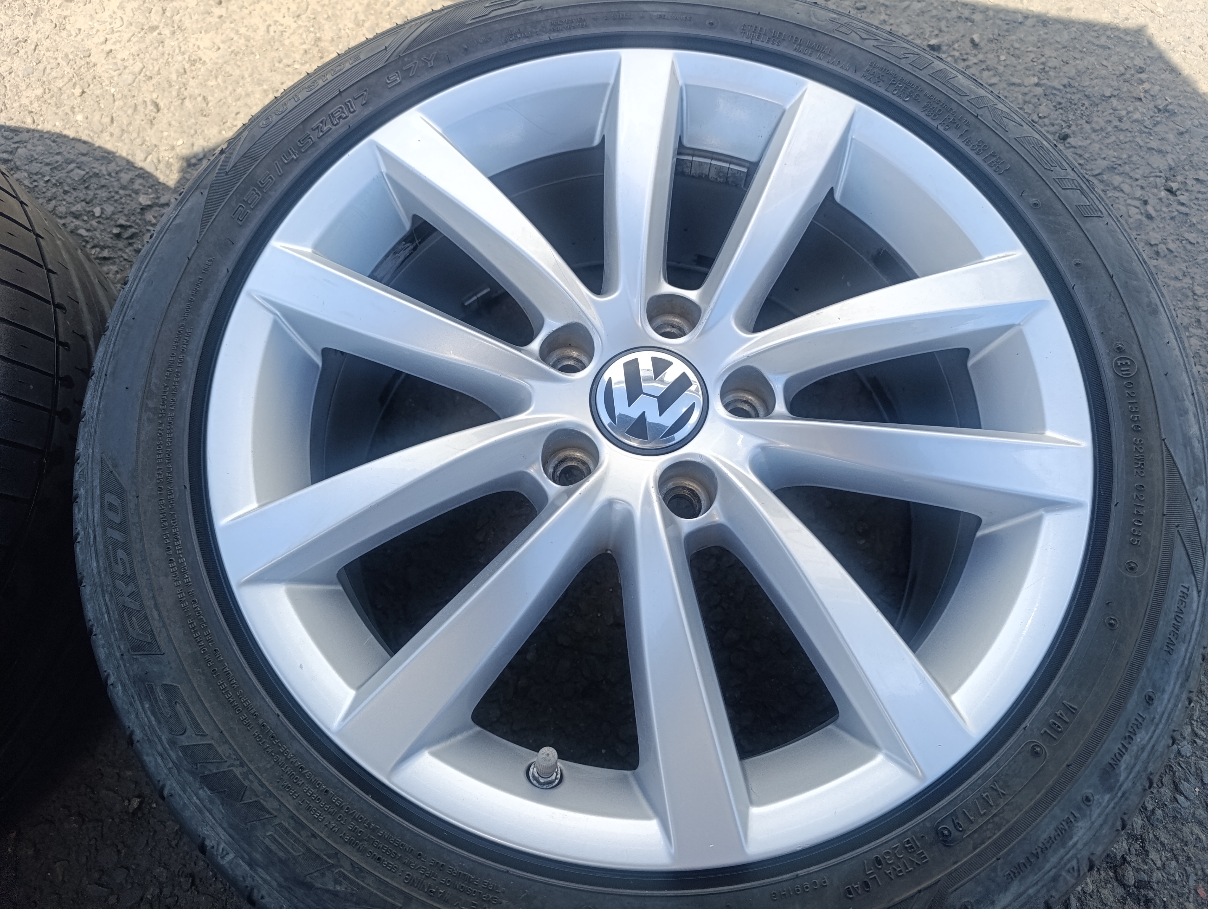 5x112 VW Passat 7,5Jx17 ET47 alu disky