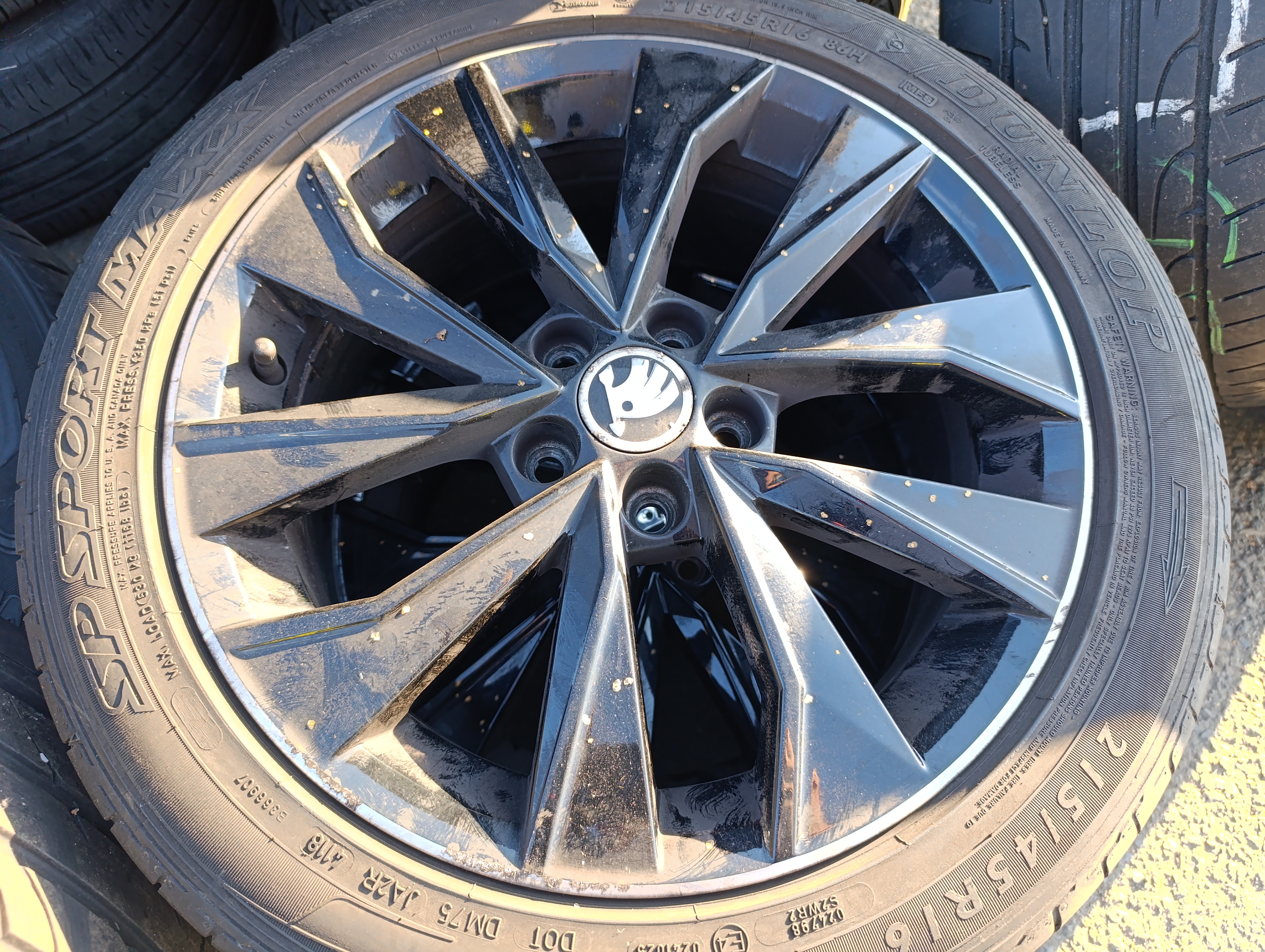 5x100 Škoda Rapid 7Jx16 ET46 alu disky