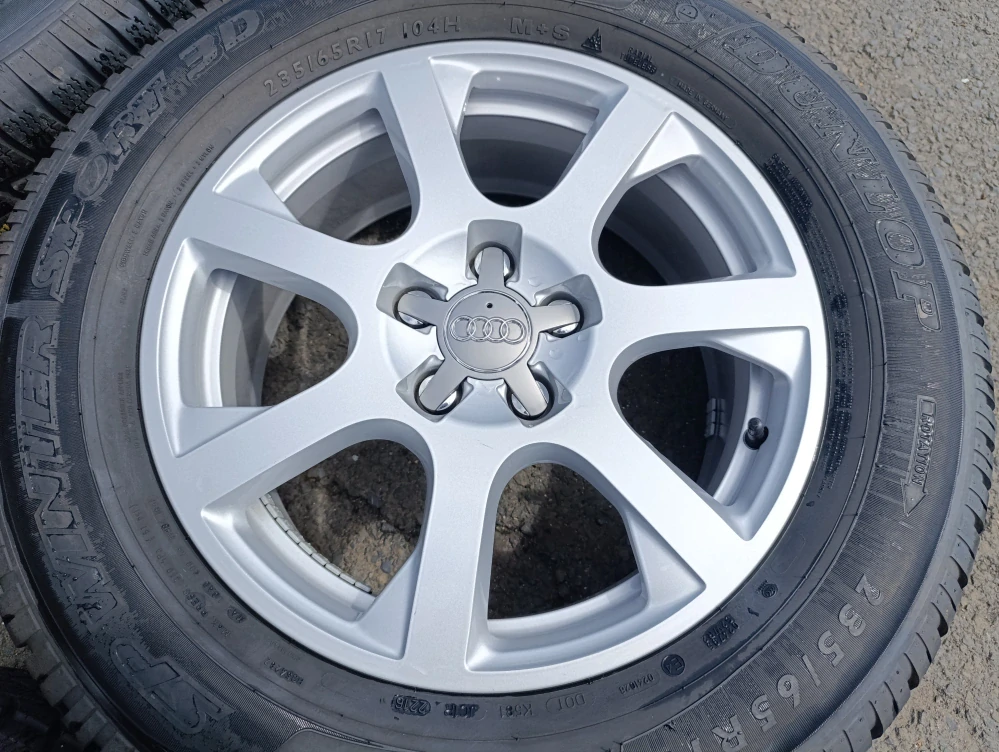 5x112 Audi Q5 7Jx17 ET37 číslo 8R0601025E alu disky