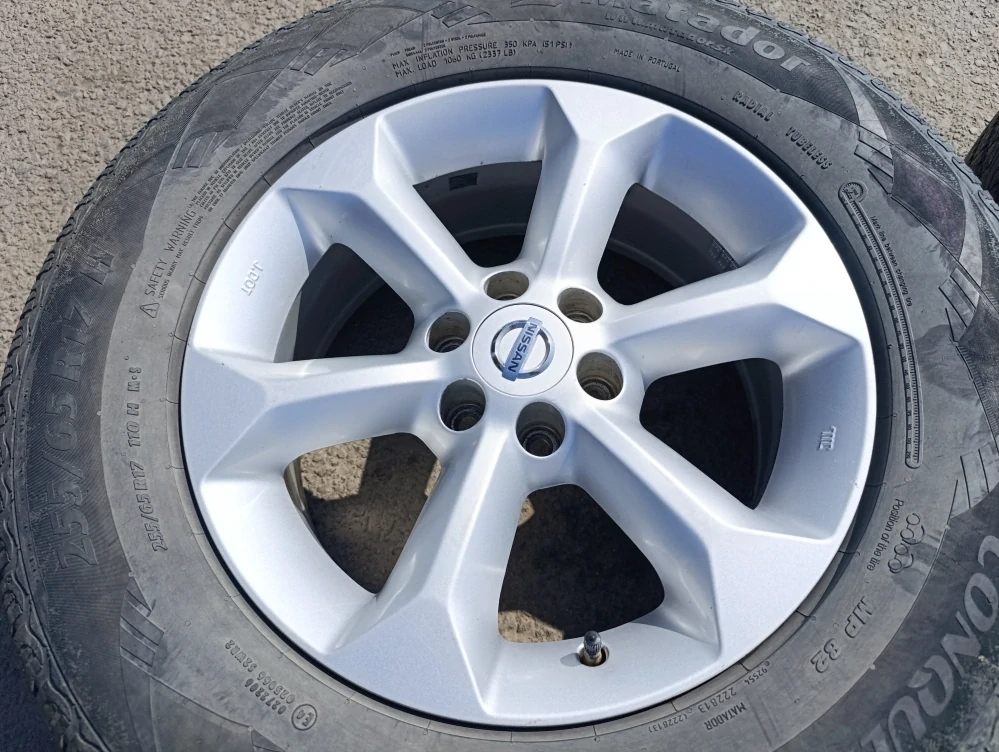 6x114,3 Nissan 7Jx17 ET30 Navara Pathfinder alu disky