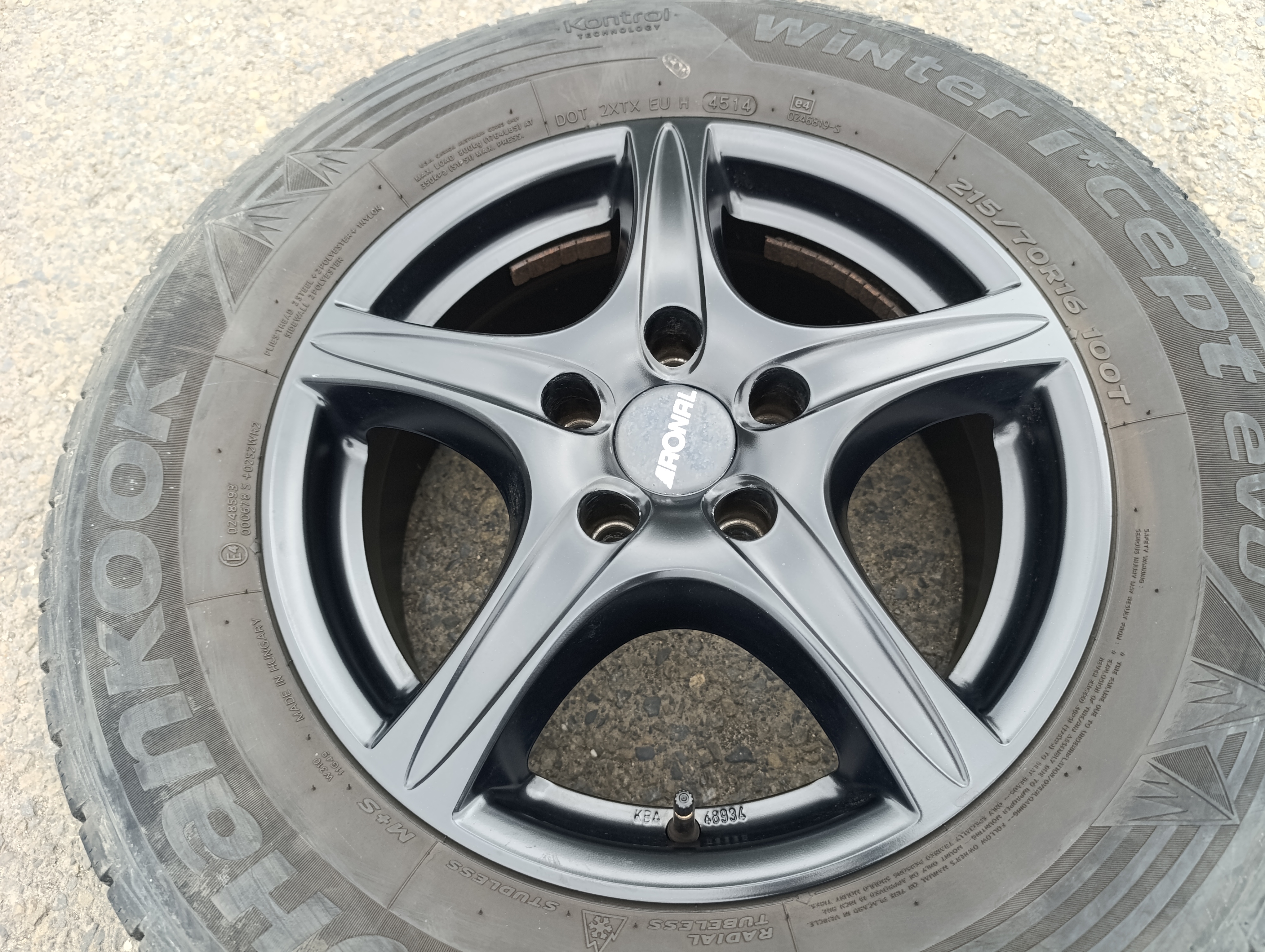5x114,3 Ronal 6,5Jx16 ET40 alu disky
