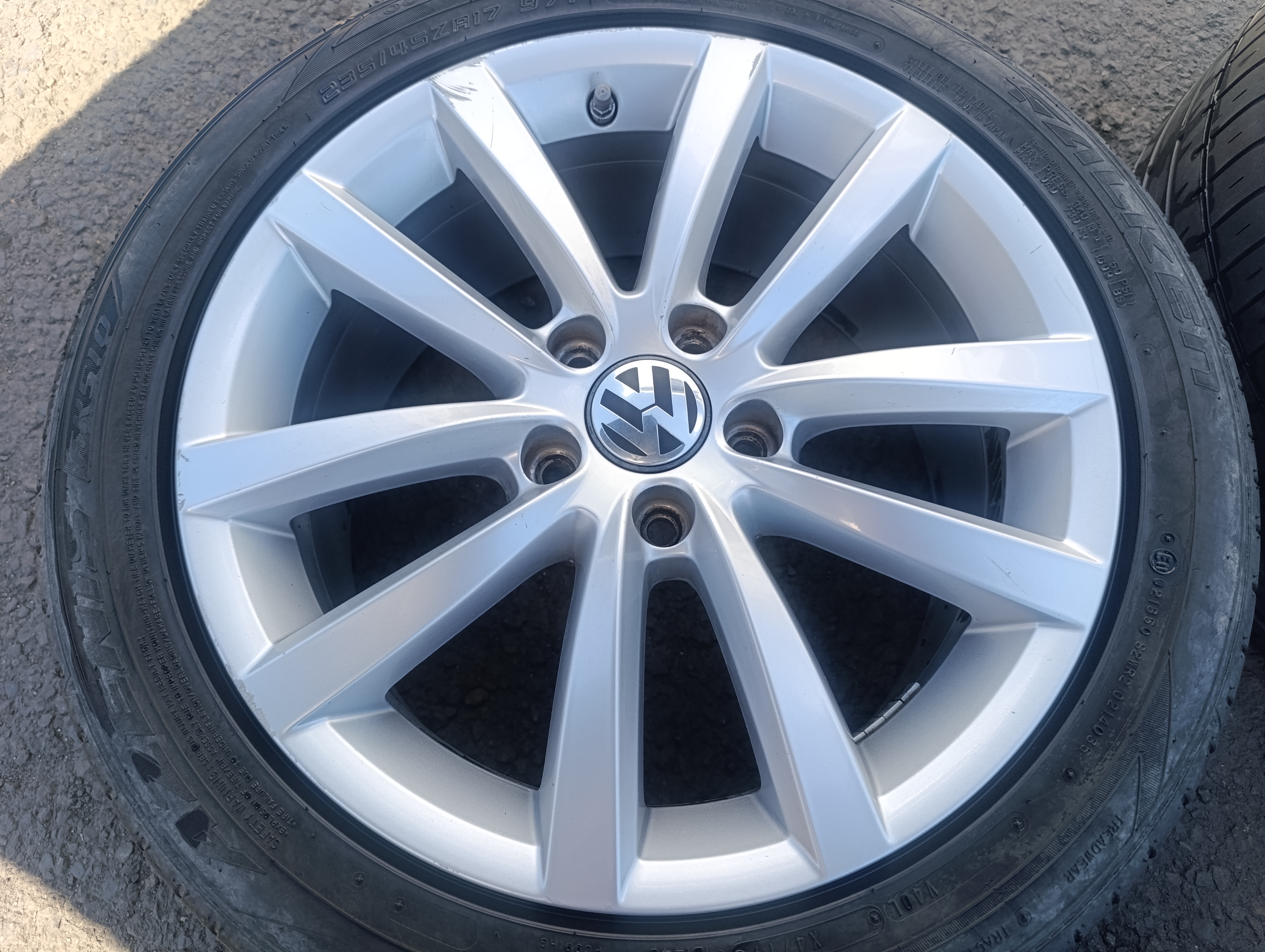 5x112 VW Passat 7,5Jx17 ET47 alu disky