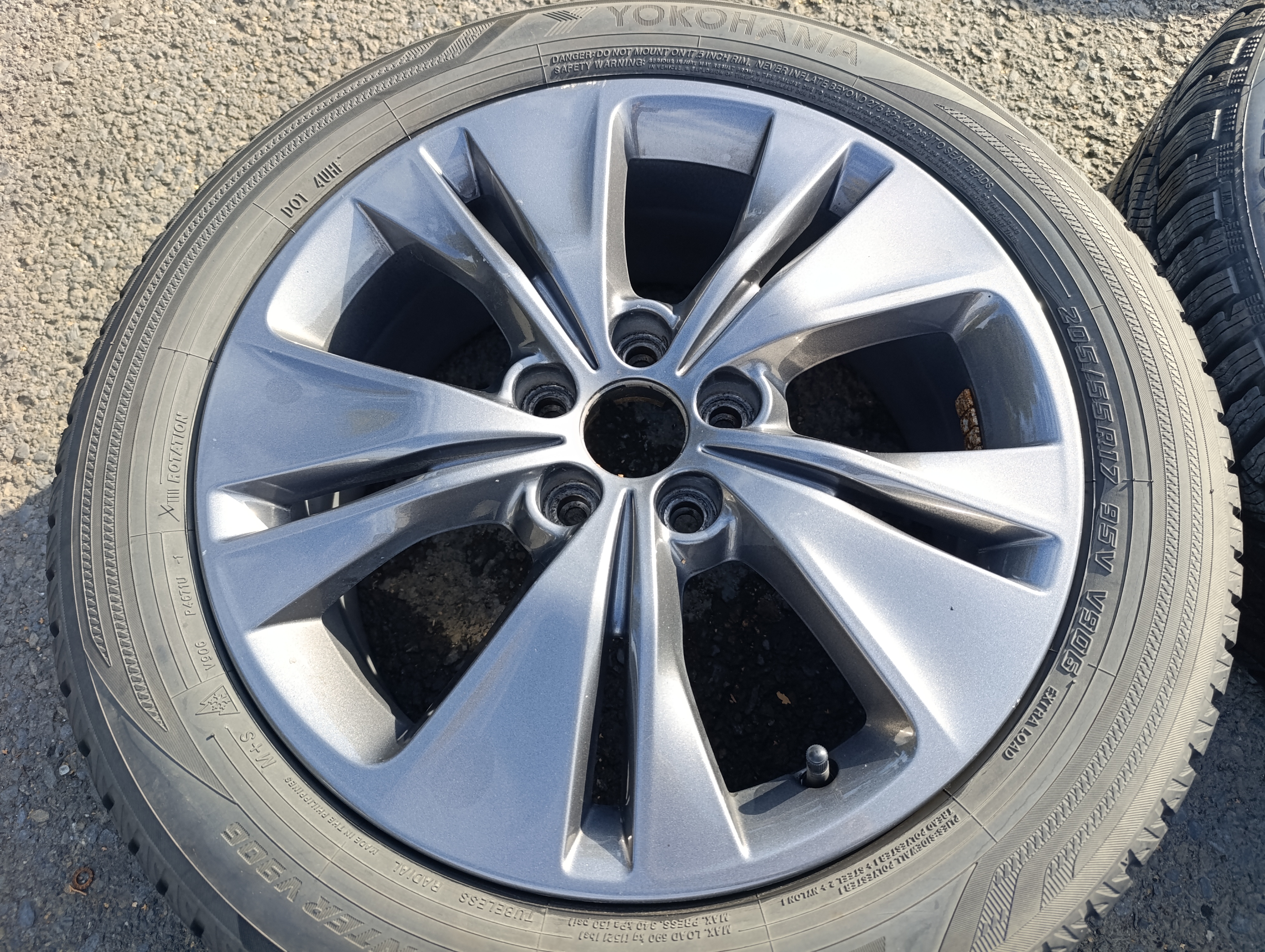 5x108 Toyota Proace City Verso 7Jx17 ET50 alu disky