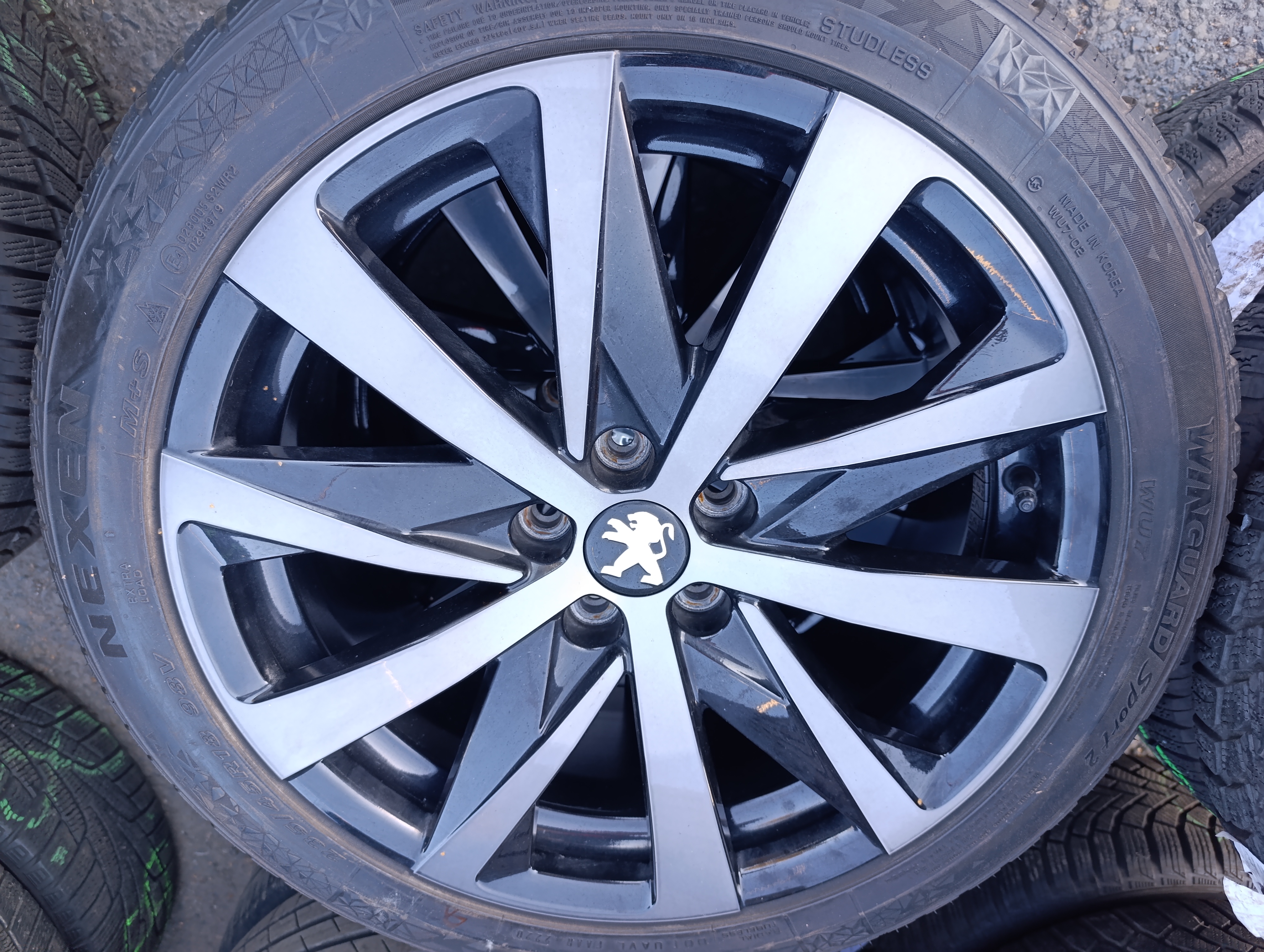 5x108 Peugeot 508 8Jx18 ET44 alu disky