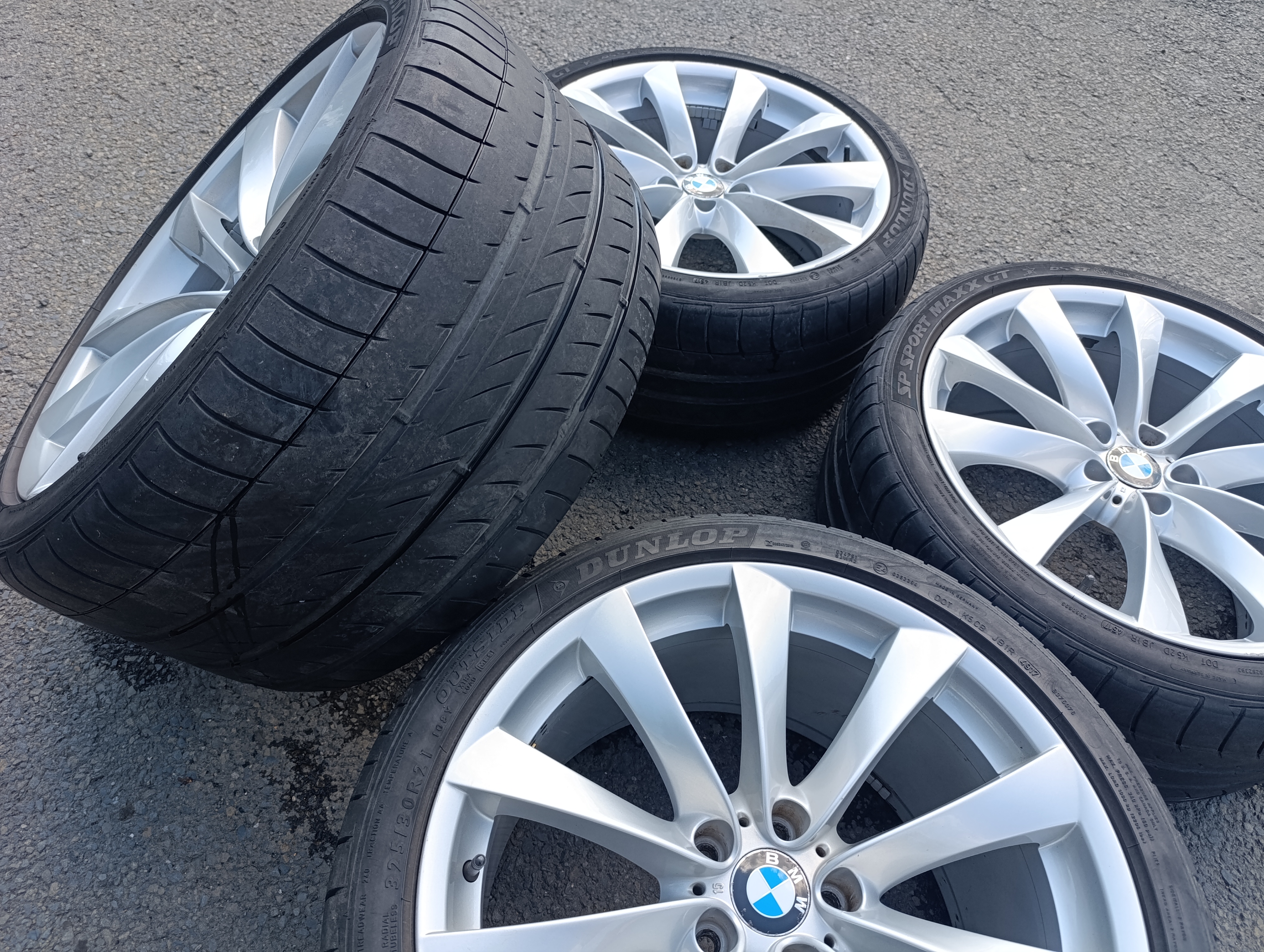 5x120 BMW X5 alu disky 21" dvourozměrná sada, alu disky