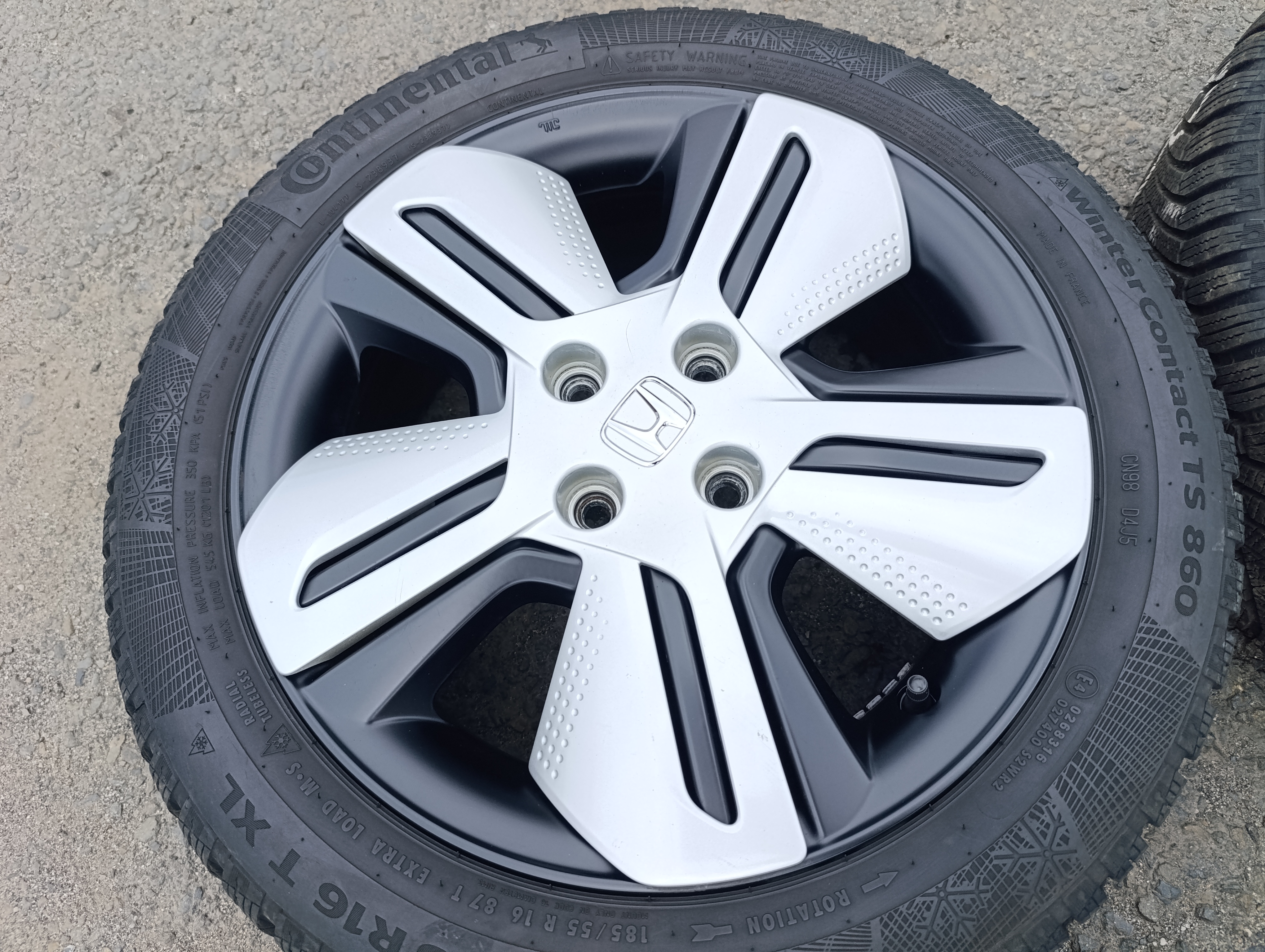 4x100 Honda Jazz 6Jx16 ET50 č.16060DTZA alu disky