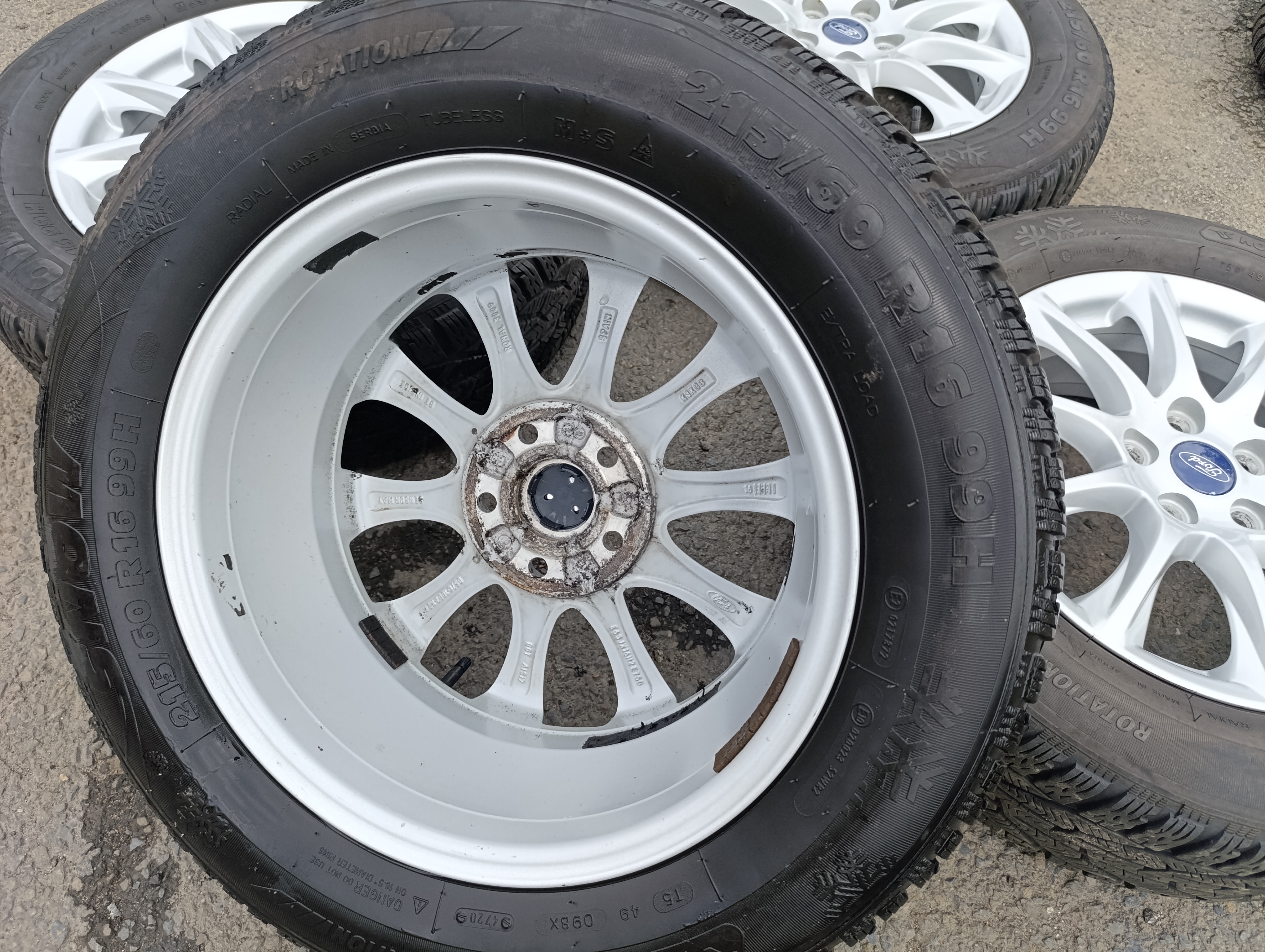5x108 Ford Mondeo 6,5Jx16 ET50 č.DS7C-1007-K2A alu disky