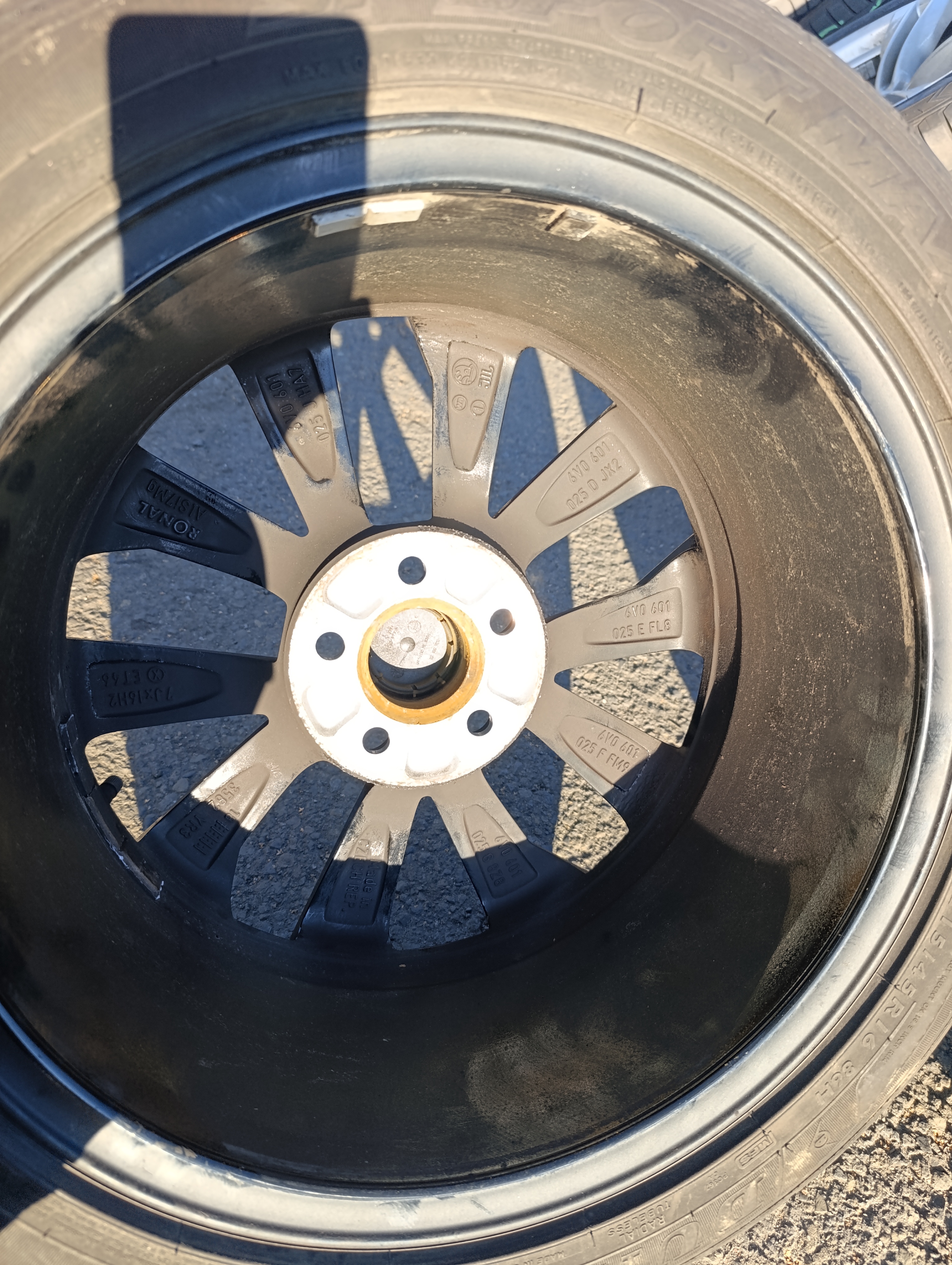5x100 Škoda Rapid 7Jx16 ET46 alu disky