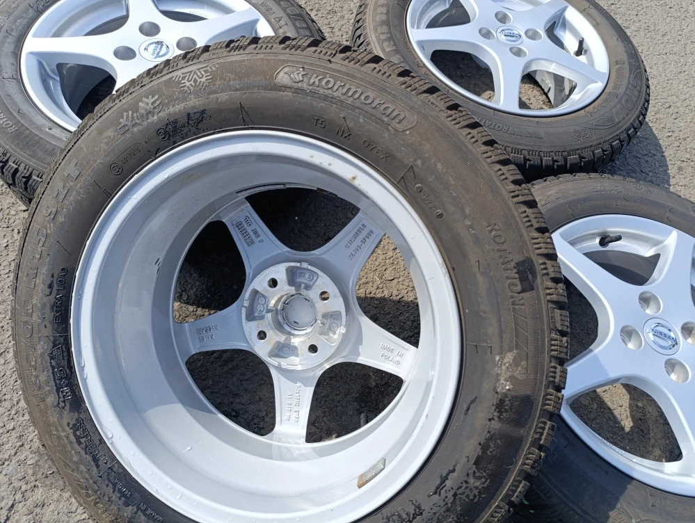 4x100 Nissan 6Jx15 ET40 číslo dílu KE409-5F000 alu disky