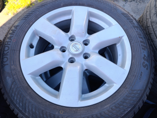 5x114,3 Nissan X-trail 6,5Jx17 ET45 alu disky
