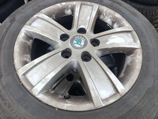 5x112 Škoda Octavia II 6,5Jx15 ET50 1Z0601025S alu disky