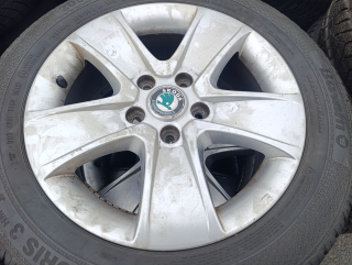 5x112 Škoda Octavia II 6,5Jx16 ET50 č.1Z0601025T alu disky