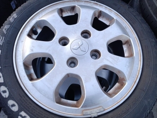 4x114,3 Mitsubishi Colt 6Jx15 ET46 , číslo dílu 4250A095, alu disky